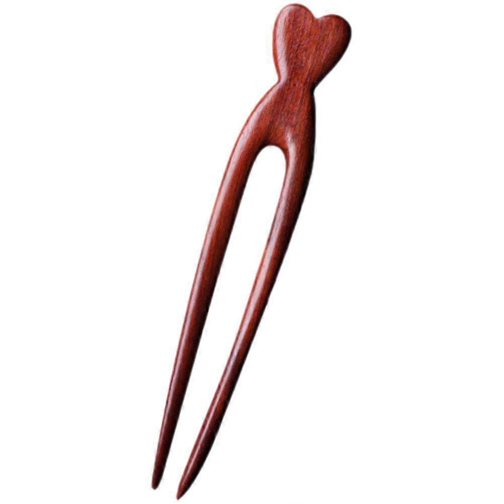 Vintage Wooden Hair Stick Fork for Women – Elegant Double Prong Hairpin, Multi Functional Hair Accessory for Daily Wear, Updos & Special Occasions –