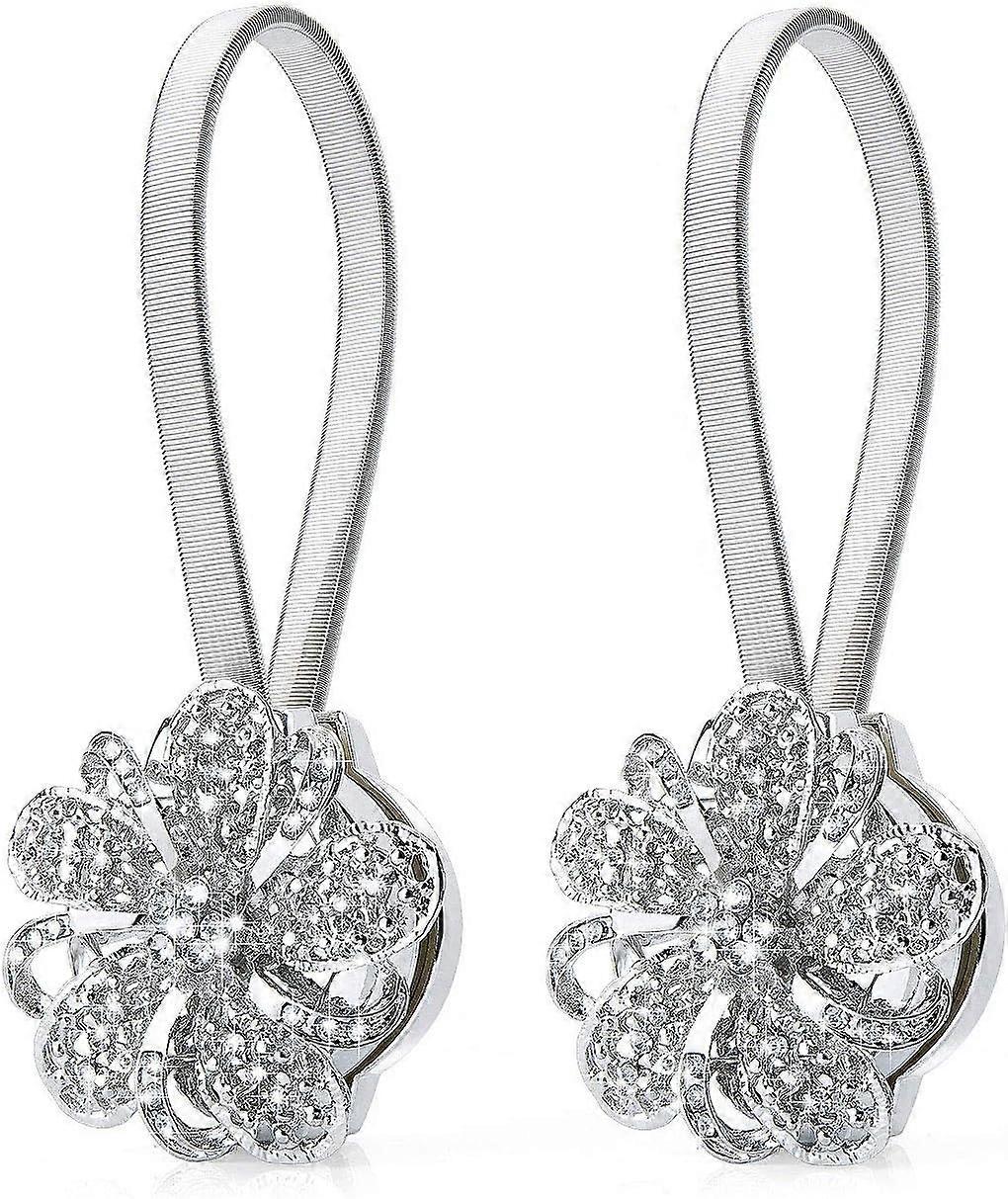(2 pieces) curtain ties, magnetic curtain hooks