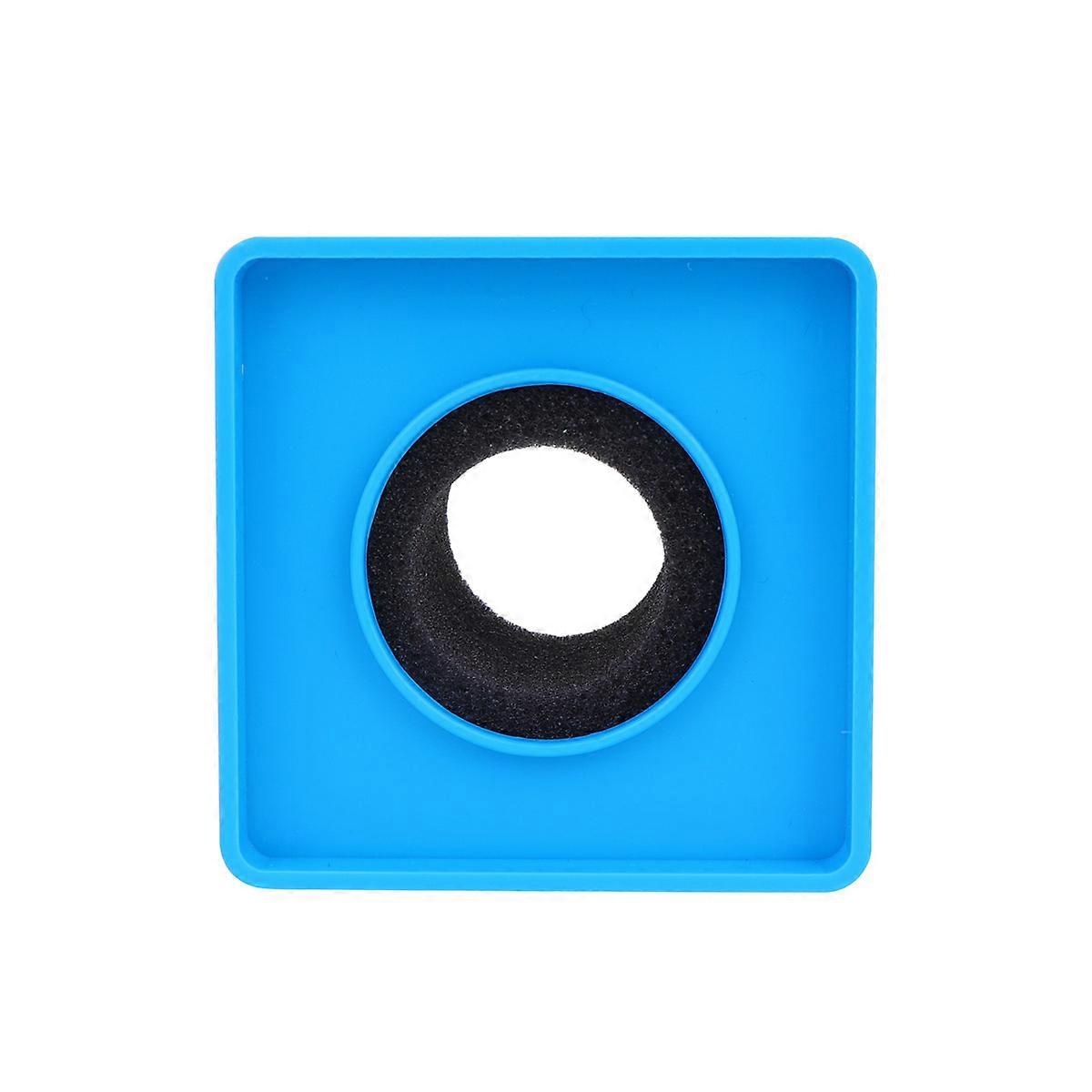 News Microphone Prop Professional Interview Logo Stand Microphone Protector for Reporters Square 6.9x6.9x5.2cm Portable 1Pcs
