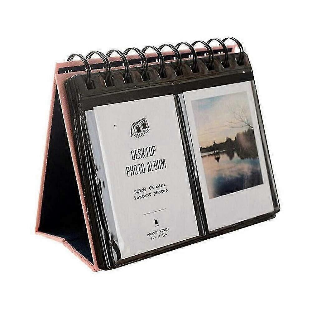 64 Pockets Desktop Photo Album for Compatible Instant Cameras like Fujifilm Instax Mini Series and Snap Touch Models