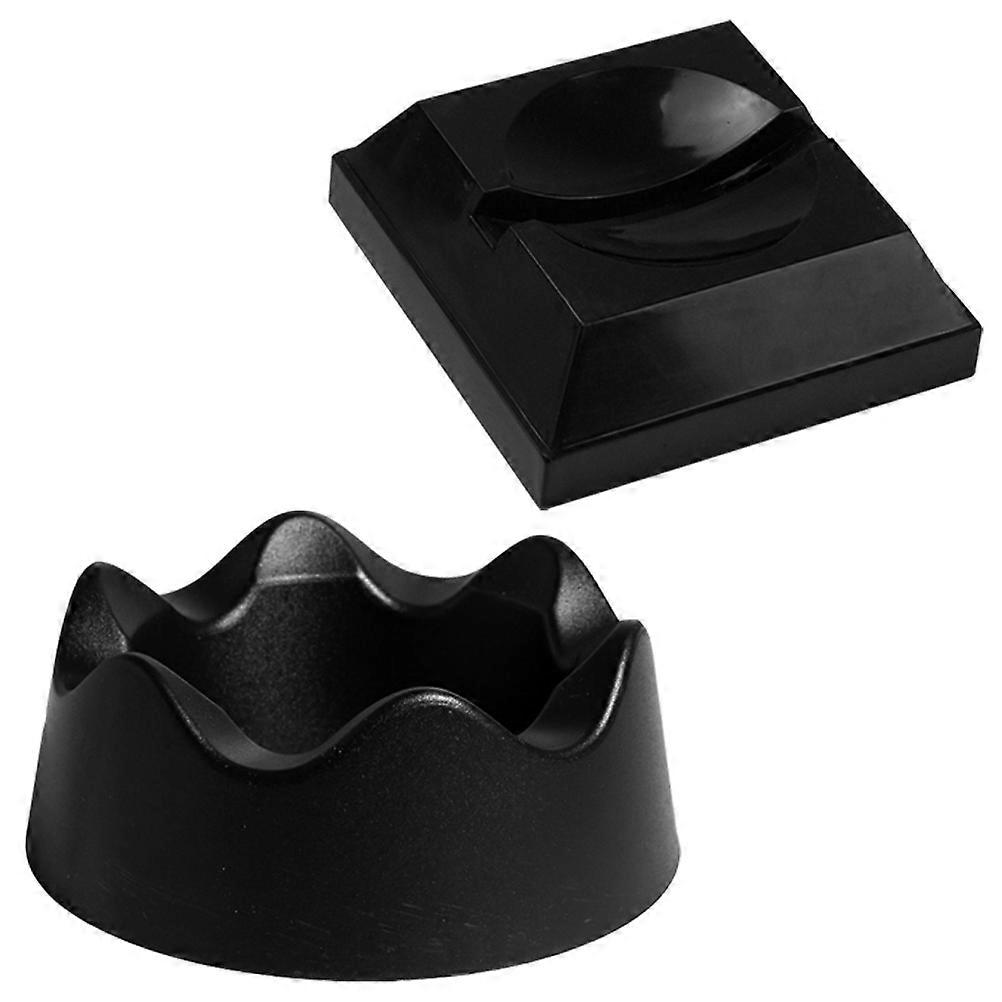 Basketball Stand Display Rack Square Shape Plastic Material Collectible Display For Athletes Home Use 2Pcs