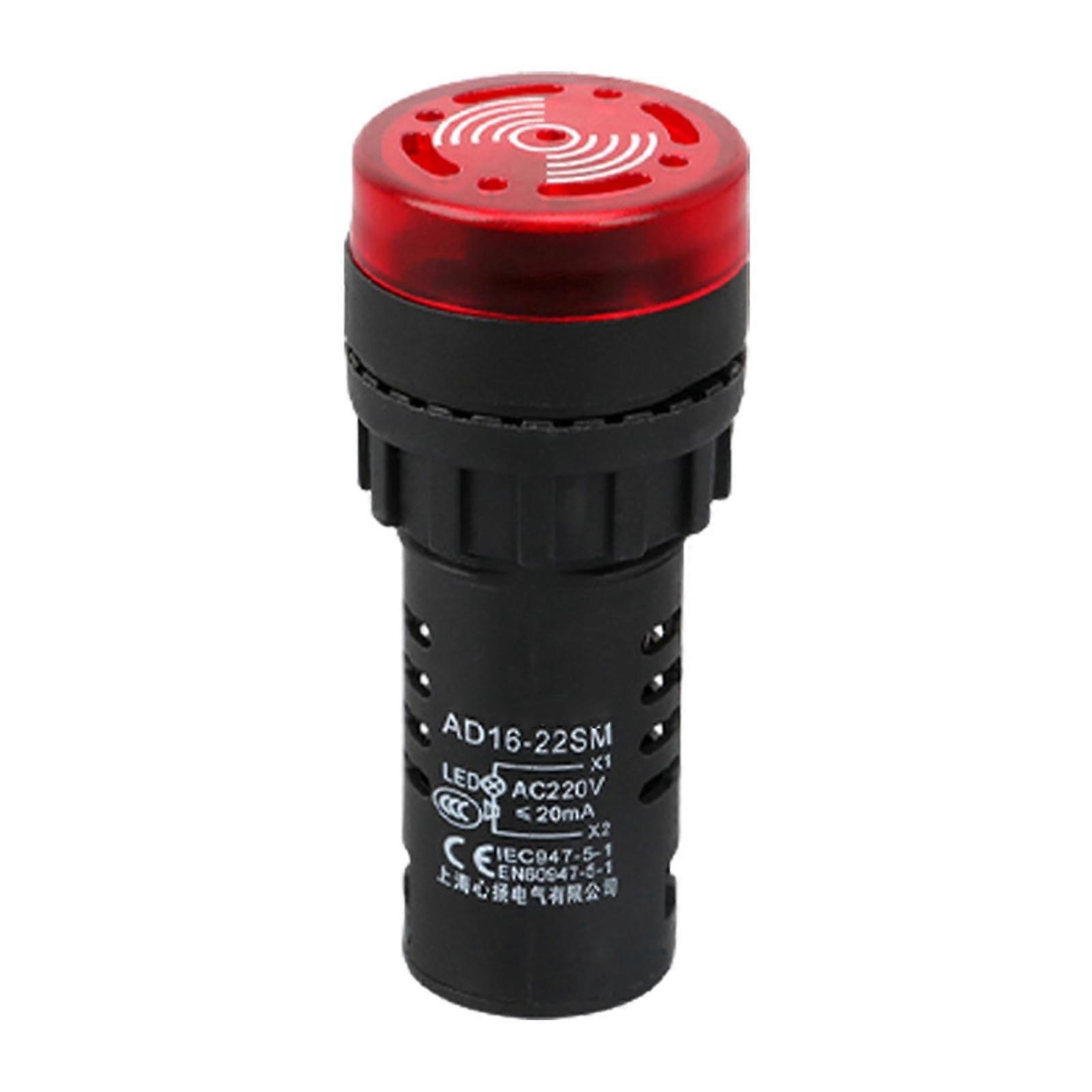 Multifunctional light and sound warning device made of ABS for improvements in factories, warehouses, and households.