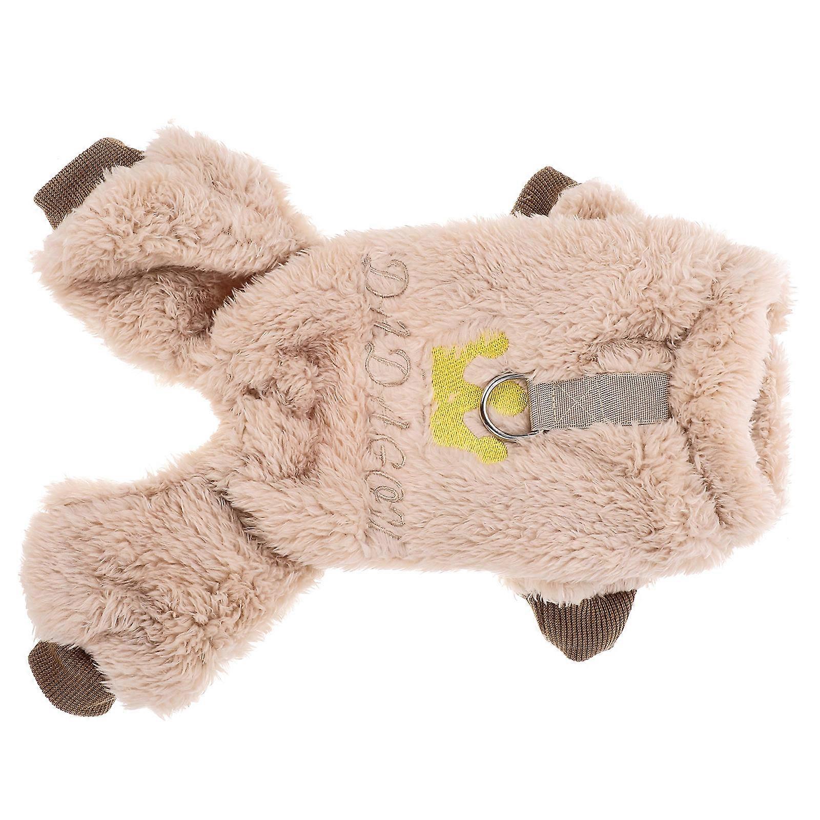 Comfortable Dog Clothes Traction-Compatible Simple Shape Winter Activities 47x35x32cm 1Set