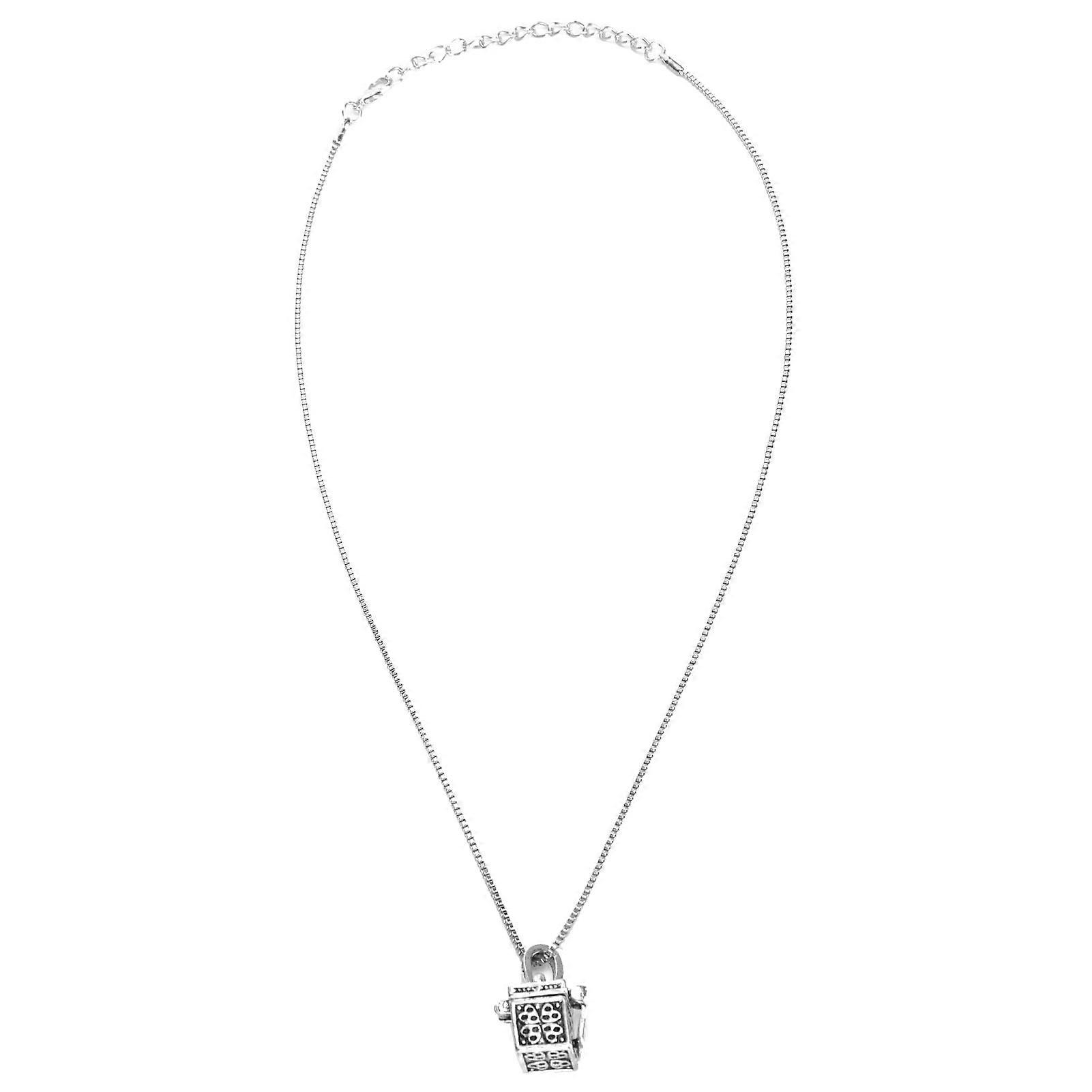 Alloy Owner and Pet Pair Dog Bone 2 Splicing Necklace Dog Tag Chain 2 Split PendantsPet Ashes Commemorative Box