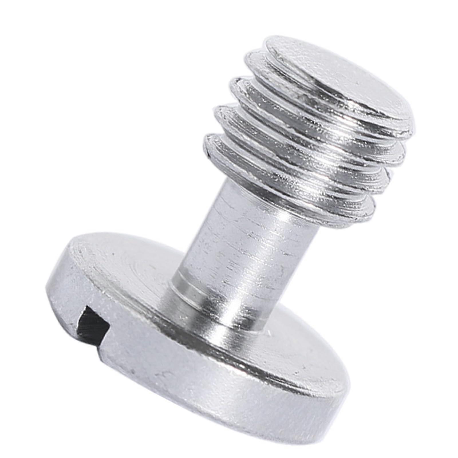 Camera Quick Release Screws 3/8 Inch Thread Screws with Flat for Tripod and DSLR Accessories