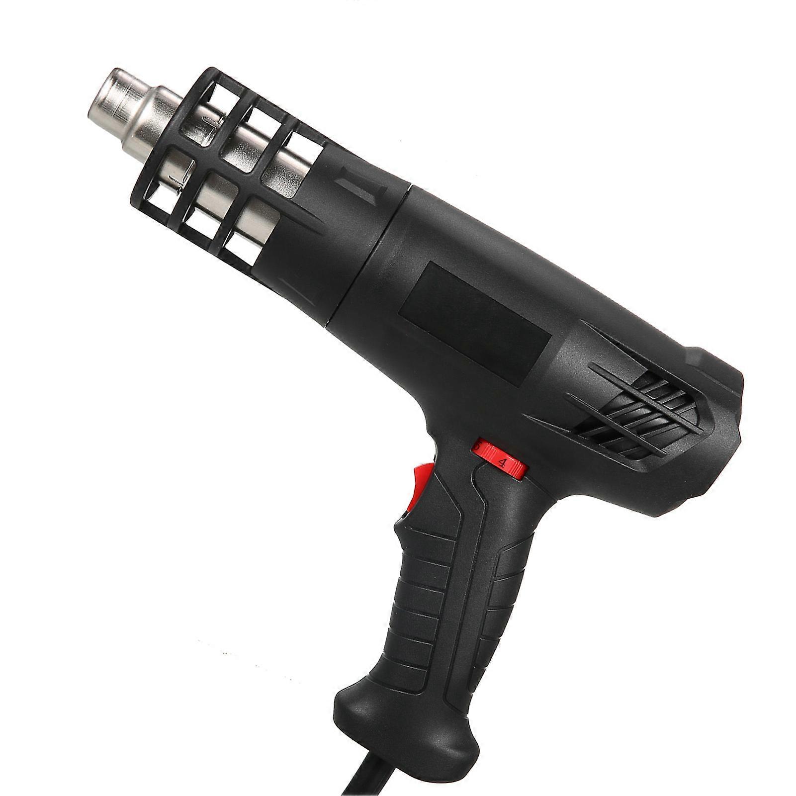 Hot Air Machine 1600-2000W Hot Air Heating Machine Kit with Dual Temperature Setting (122℉~1012℉) Fast Heating Tool with 4 Nozzles for Crafts Shrink