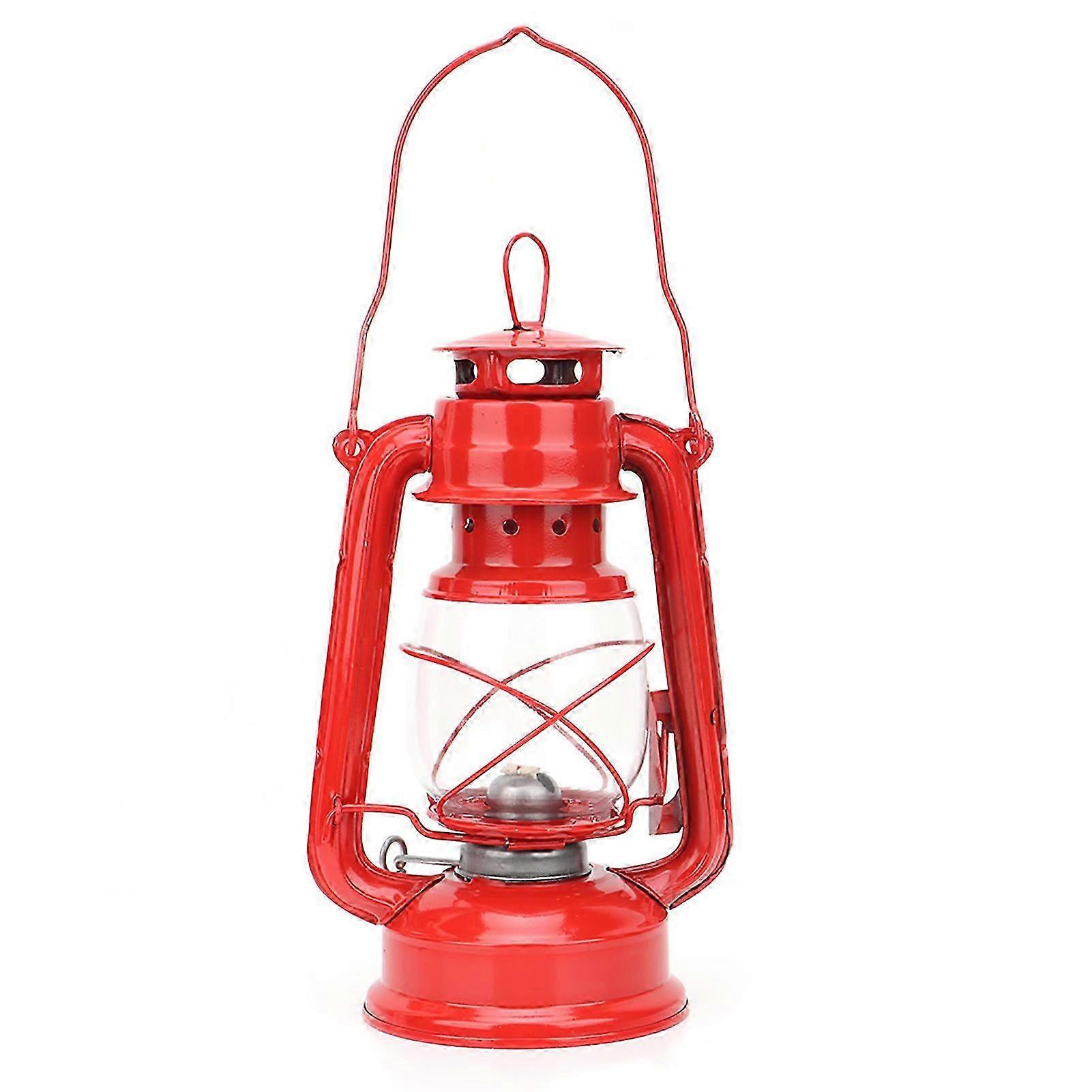 Vintage Λάμπα Κηροζίνης Iron Lantern Λάμπα λαδιού Party Pub Decoration Δώρο (Κόκκινο) Κατάλληλο για συγκεκριμένη μάρκα
