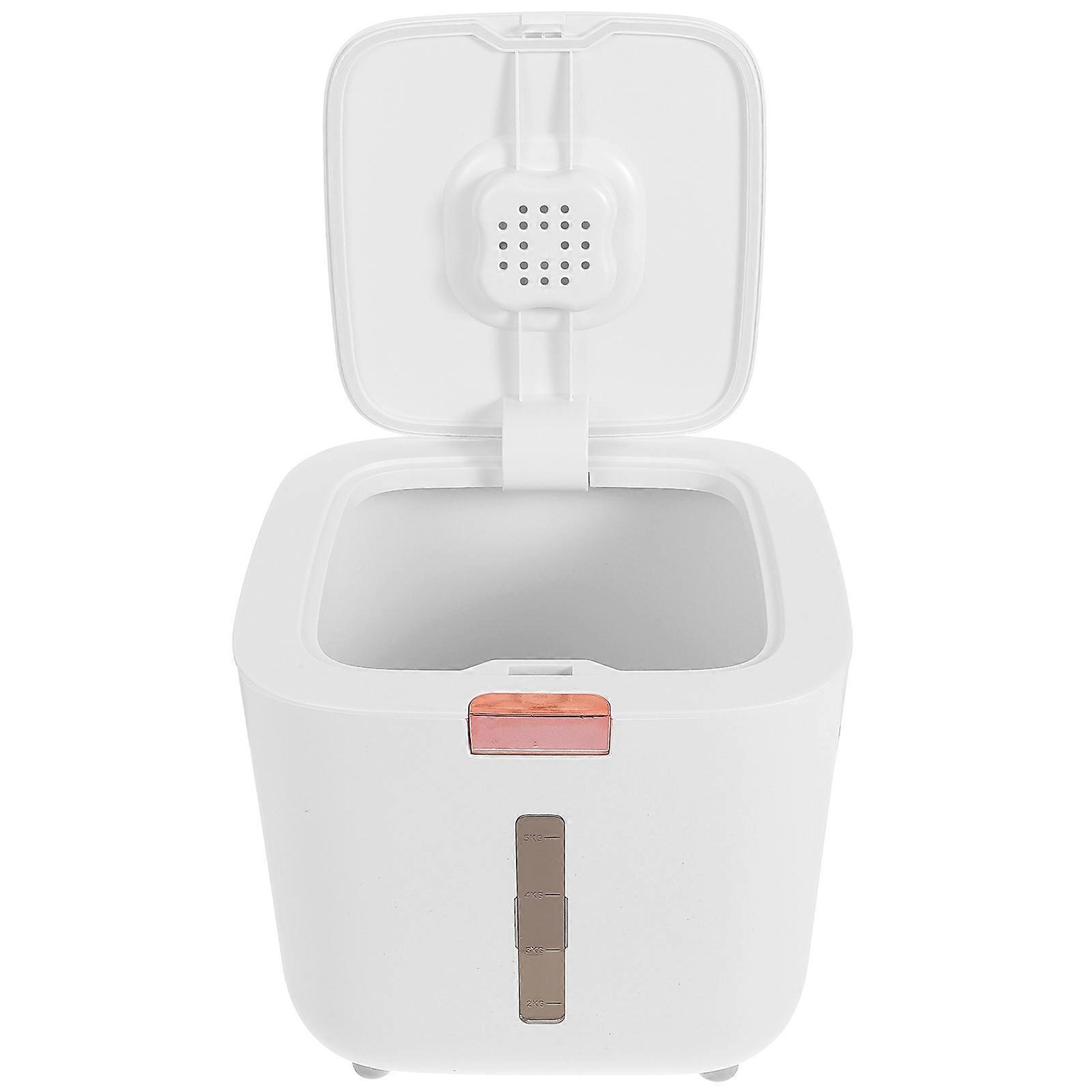 Rice Storage Box Large Capacity Design for Home Kitchen PP Material Dust-Proof 1Pack