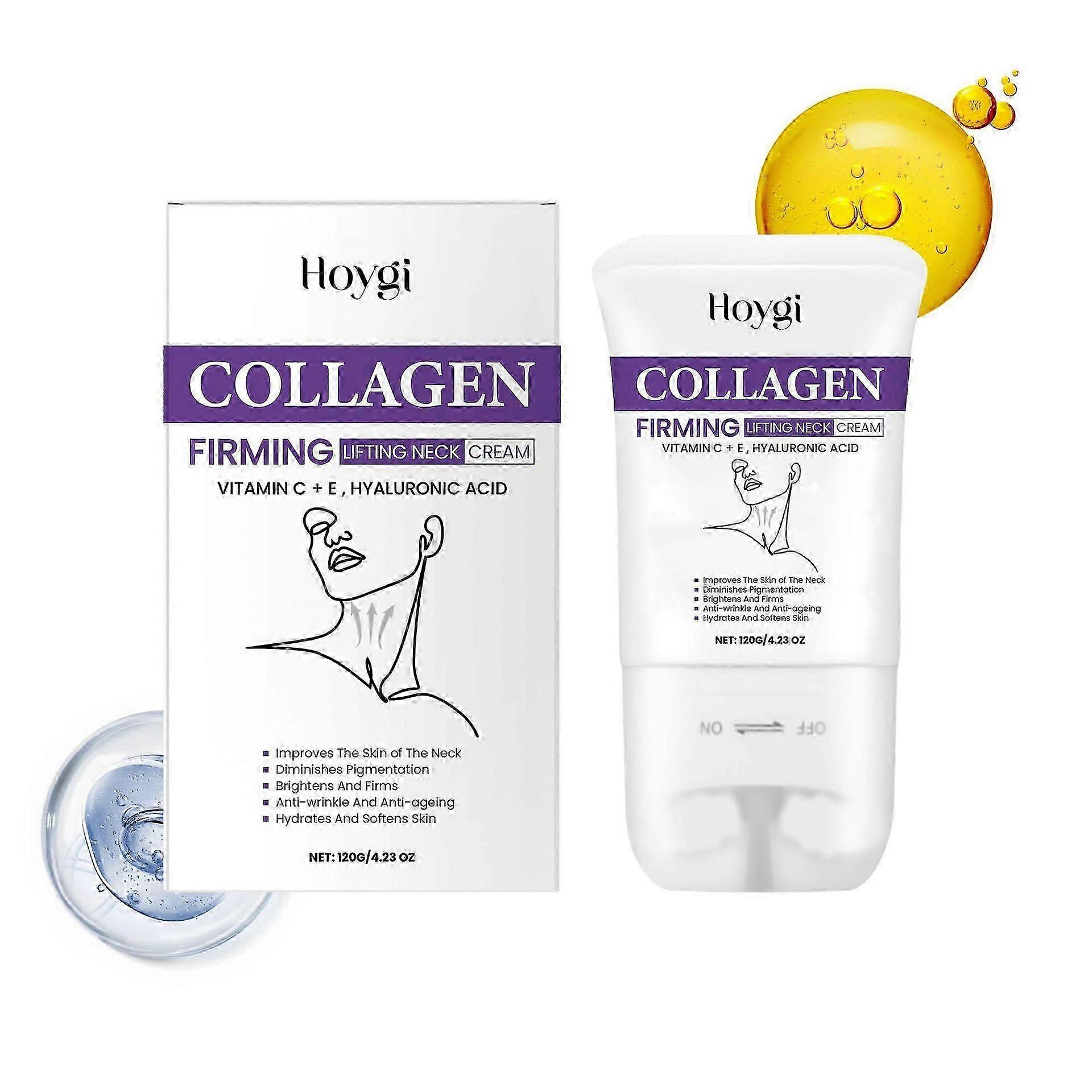 ネッククリームを引き締めて持ち上げ、引き締めとしわのためのアンチエイジングネックファーミングクリーム、たるんだ肌を引き締める、オイルフリーの顔を素早く吸収します