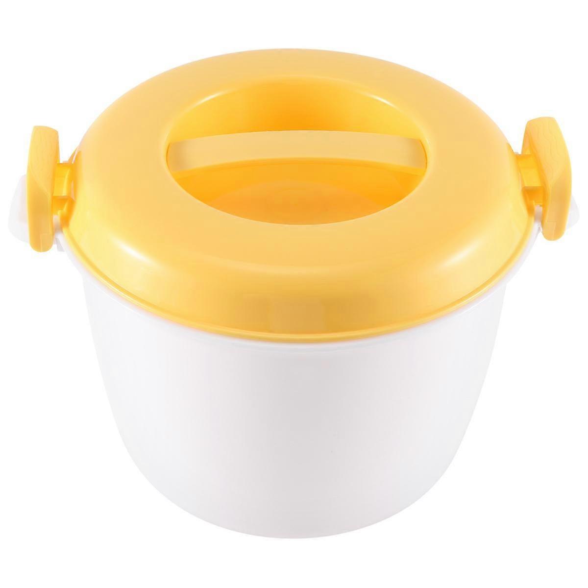 Portable Microwave Oven Rice Cooker Multifunctional Steamer Insulation Lunch Box Steaming Utensils f Edition 0708