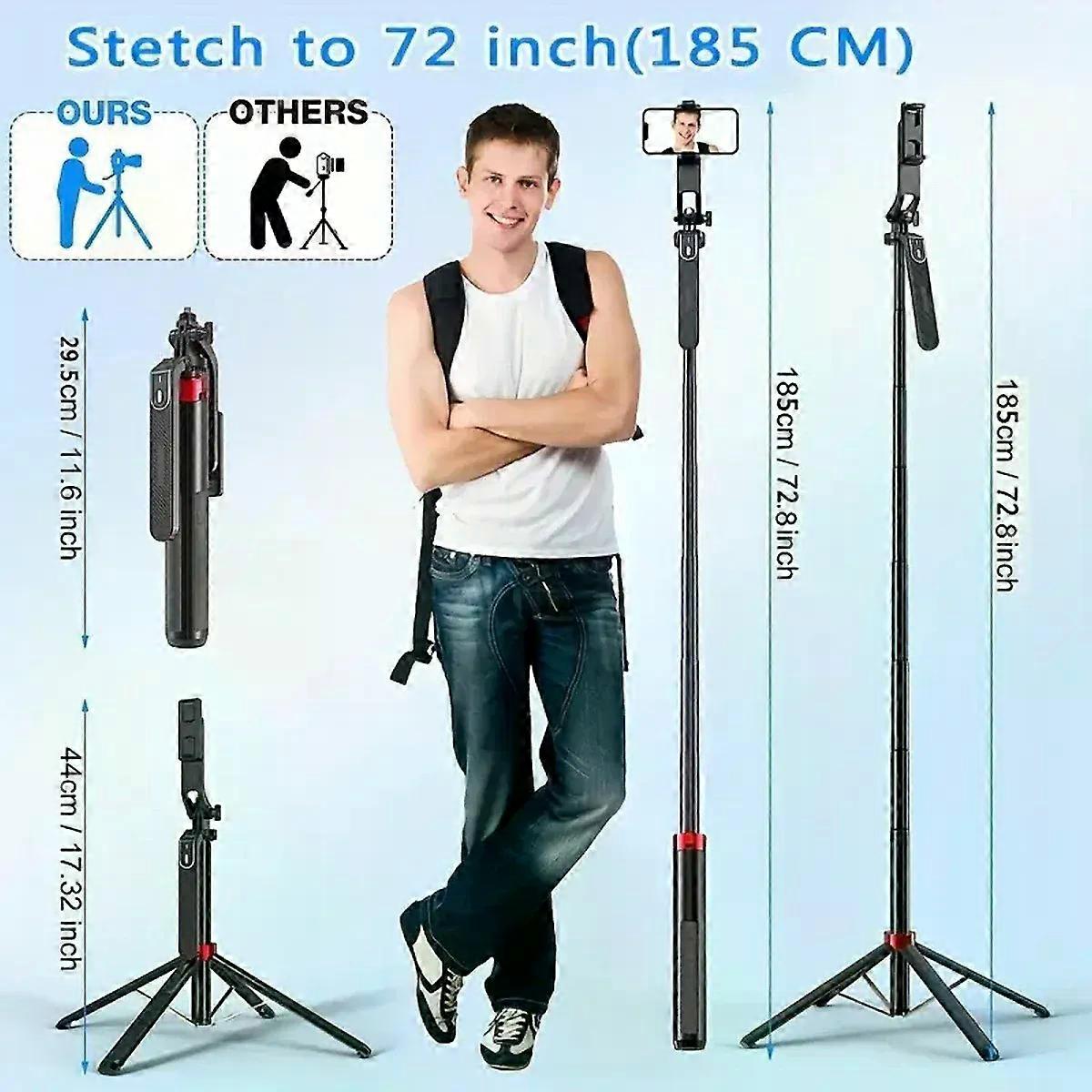 Craft Portable camera tripod with wireless remote control and 360 rotation for video recording, video recording, and live streaming