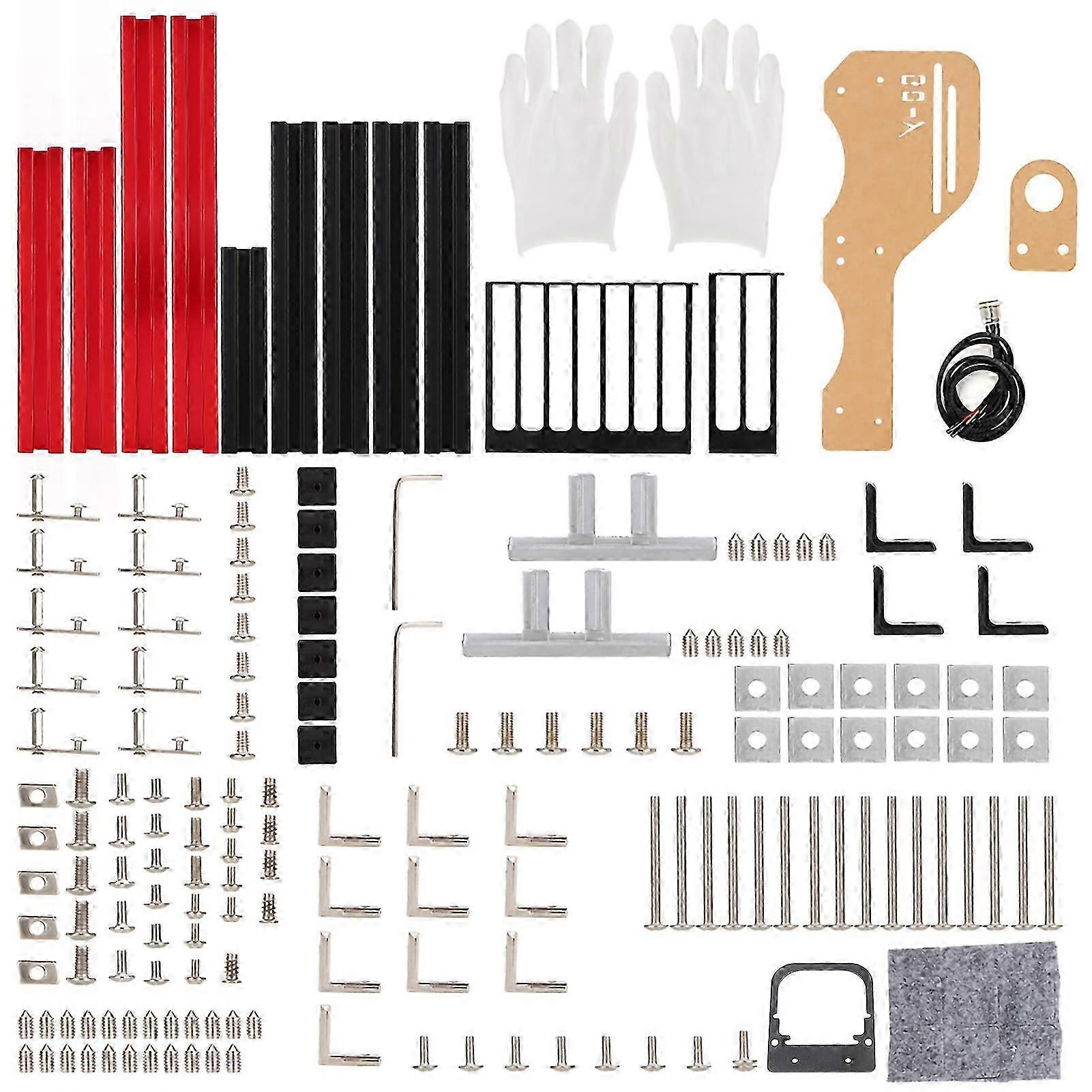 Atx M-atx/ Itx Open Chassis Vertical Overclocking Open Aluminum Frame Chassis Rack Red