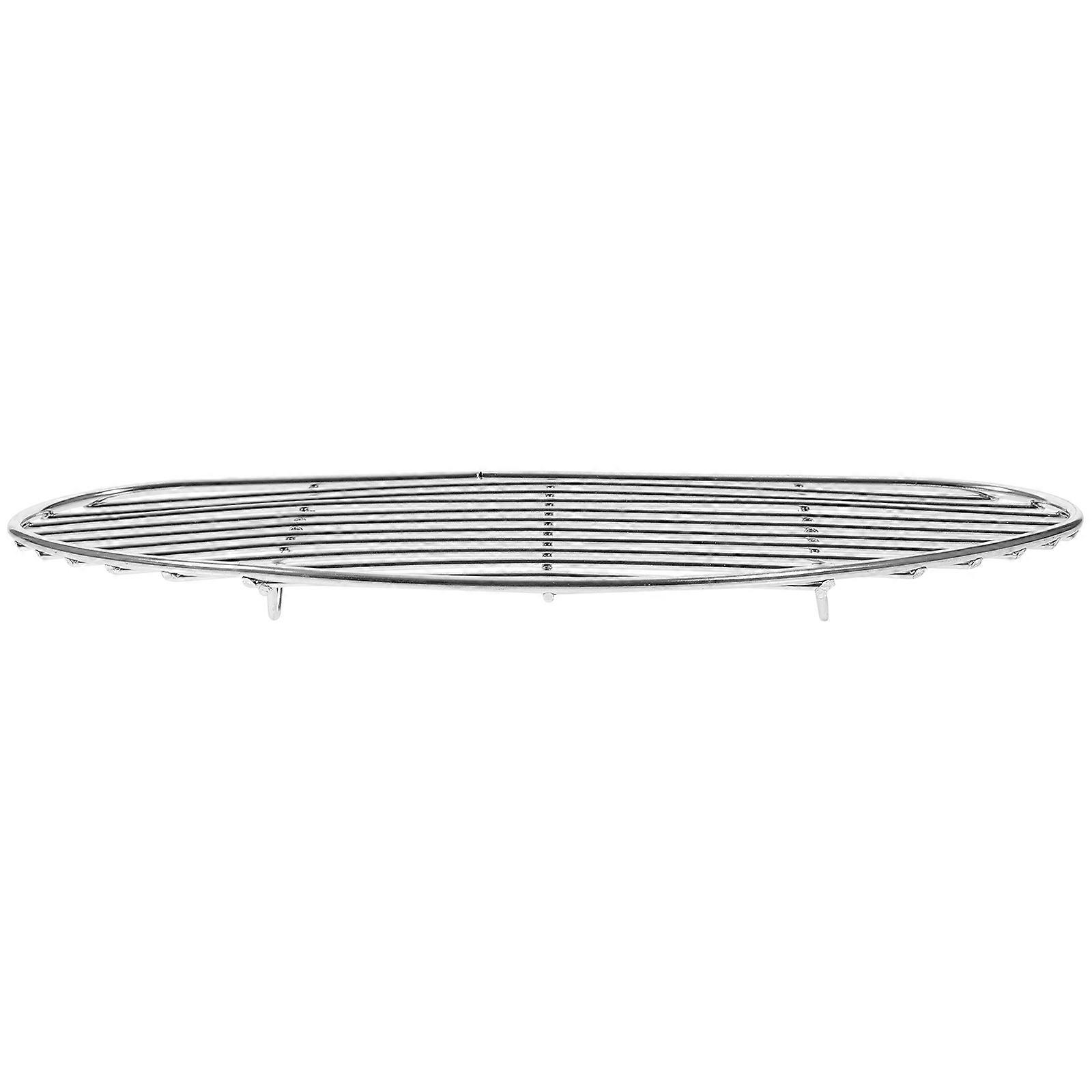 Stainless Steel Food Display Steaming & Cooling Rack for Oil Filtration – Compact Kitchen Drying Rack, Premium Quality Household Kitchen Supply