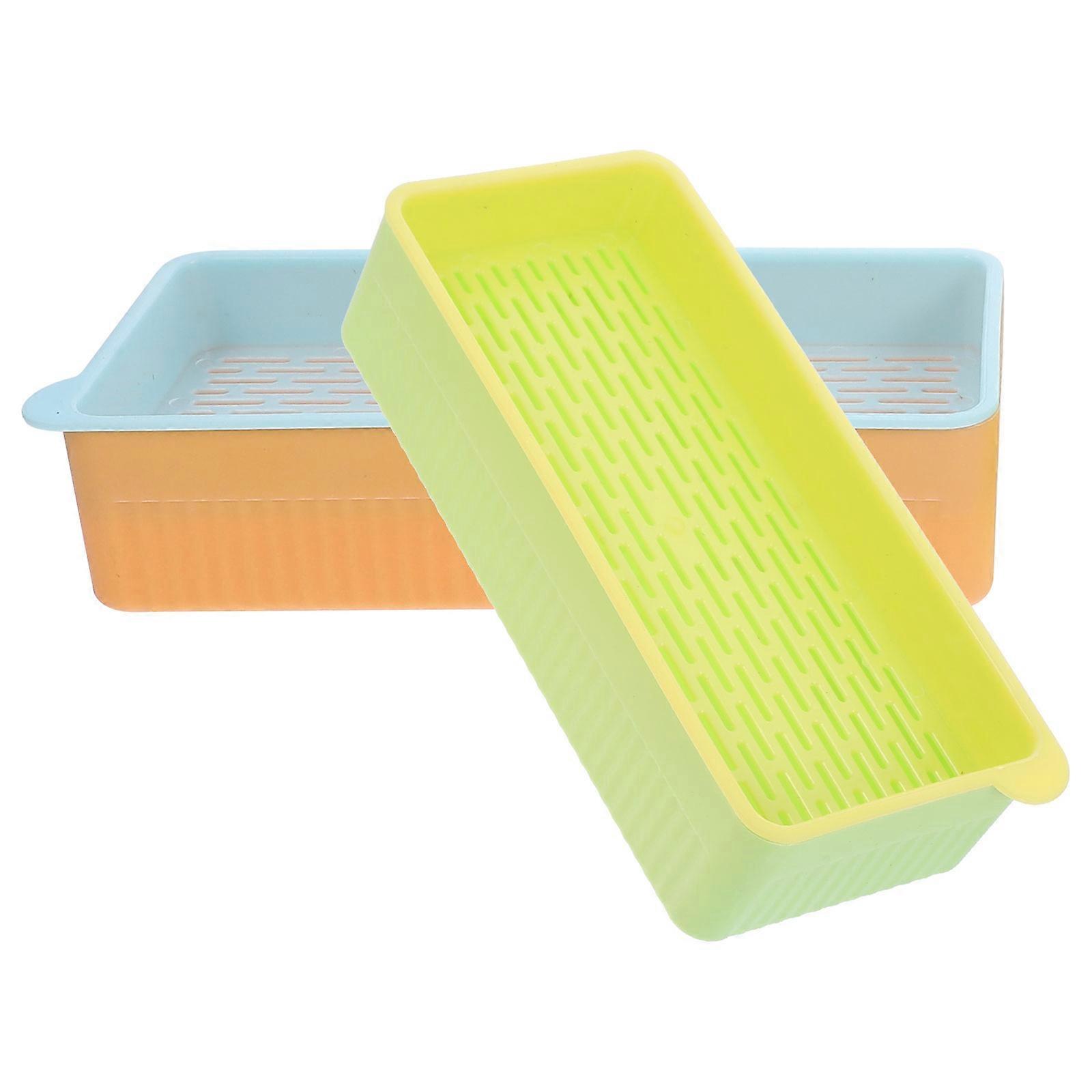 Reusable Catnip Cat Grass Planter Box Indoor Hydroponic Sprout Tray with Water Storage for Easy Cleaning and Hairball Relief