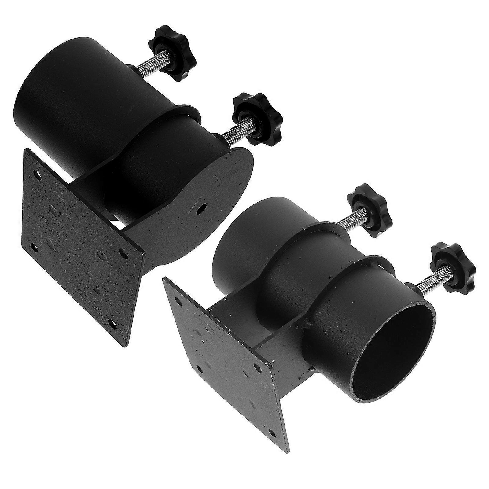 Heavy Duty Outdoor Umbrella Mount Bracket Metal Clamp Holder for Deck Railing Easy Installation Durable Design for Patio and Garden Shading Support