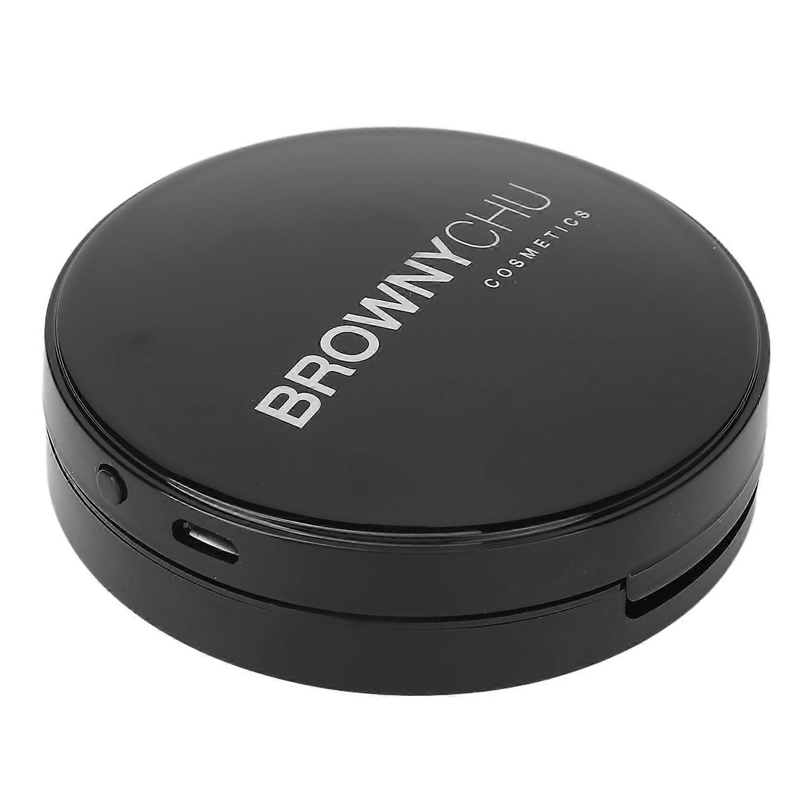 Cushion Foundation Case LED Light Round Mirror Compact Internal Case Cosmetic Empty Package