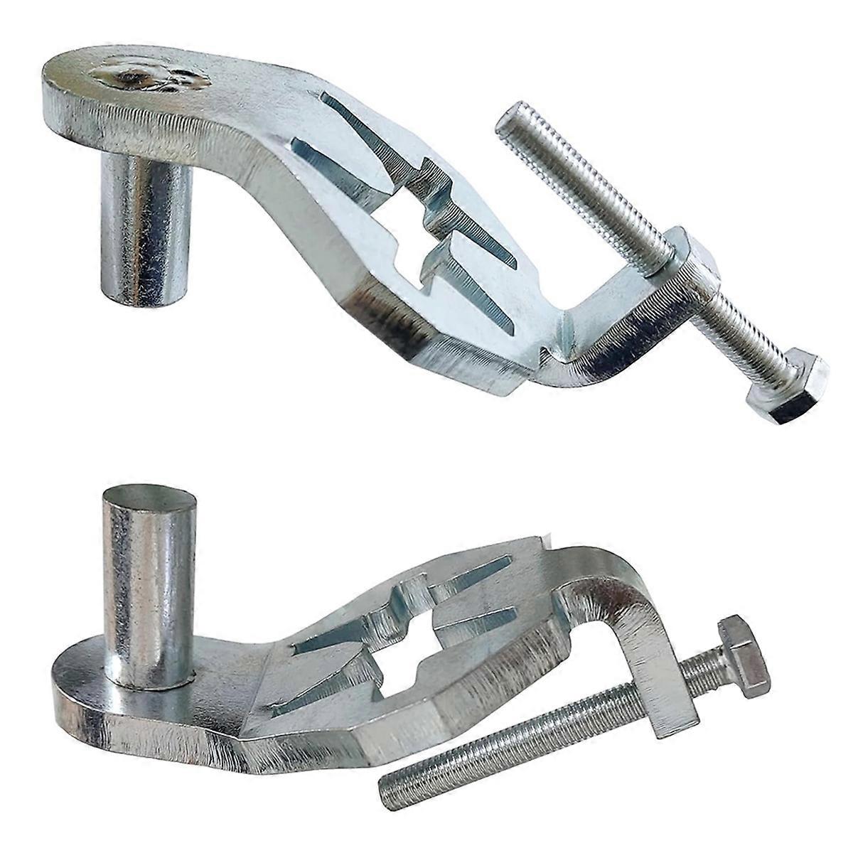 T-Post Gate Hinge Pins, 5/8 Inch, 2 Pack, Metal Fence Gate Hangers