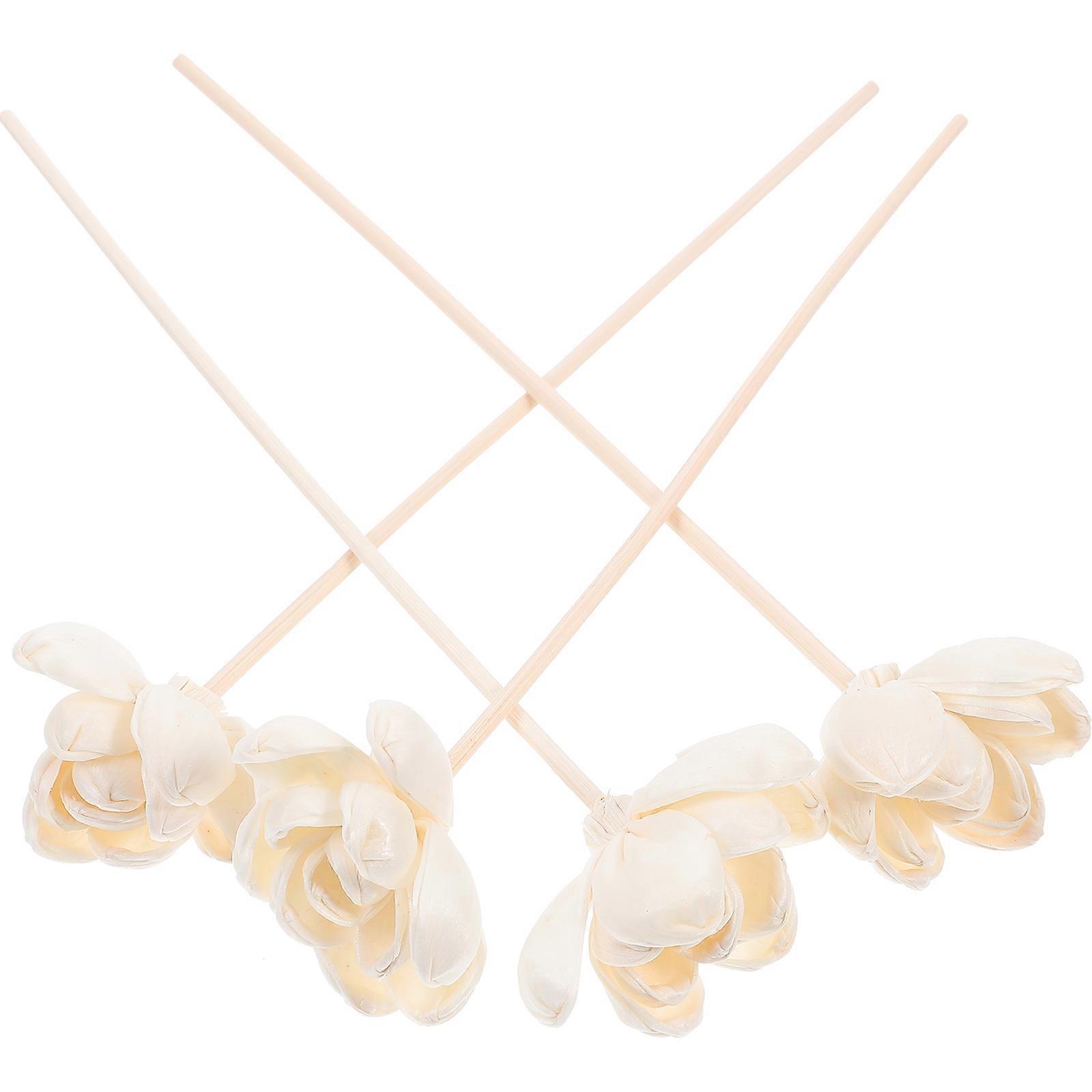 Flower Diffuser DIY Style Home Decor White 22.50X5.00X0.40CM 4Pcs