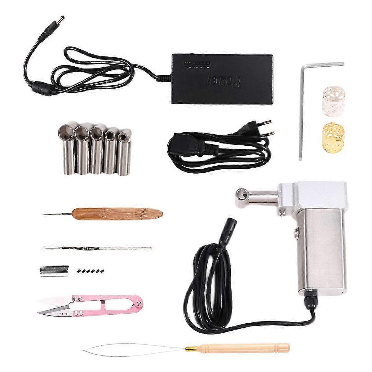 AB Tak ile Uzun İnsan Saçı DIY Aracı için Yarı Otomatik Dreadlock Makinesi