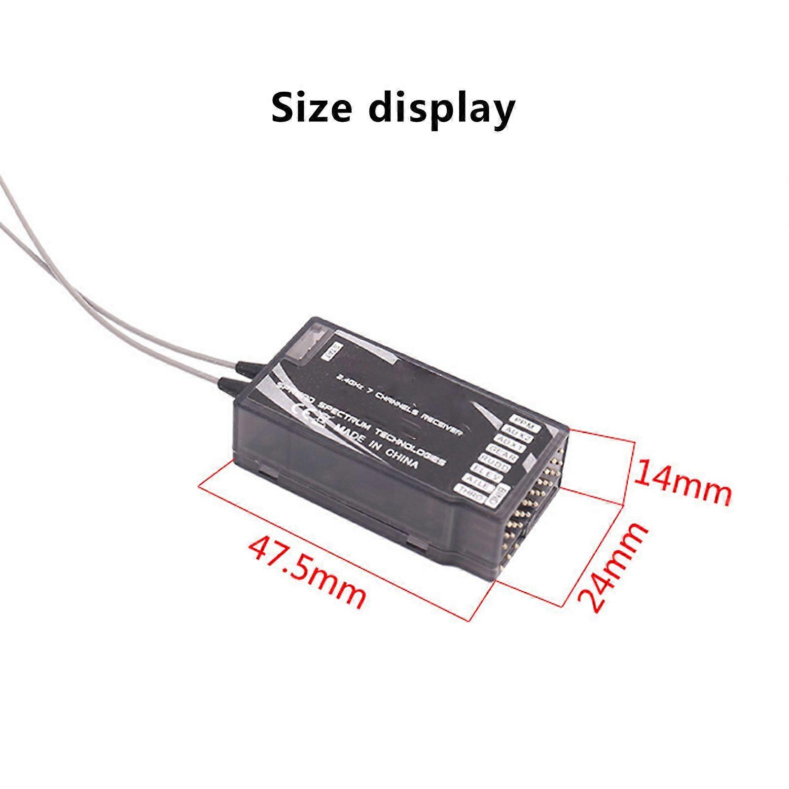 F701 7CH Channels 2.4GHz 7 Receiver For DX8 DX7 JR RC DSMX TRansmitter