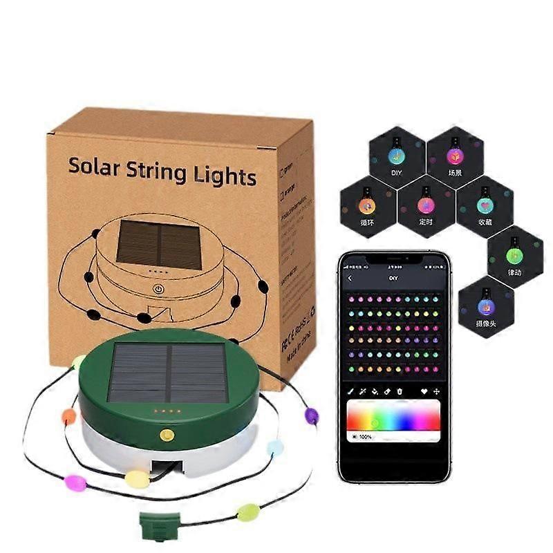 Solar Camping Light Outdoor Storage Light String Tent Atmosphere Light