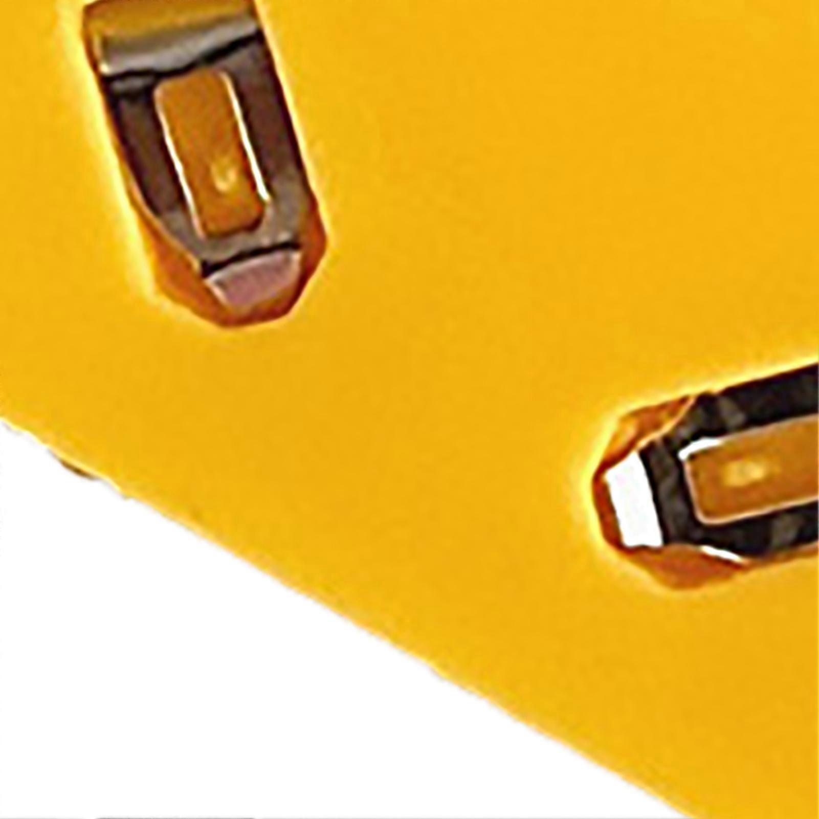 Corner Paper Clip Triangular Cute Adjustable Book Page Clamp Bookmark for Documents Bills Yellow