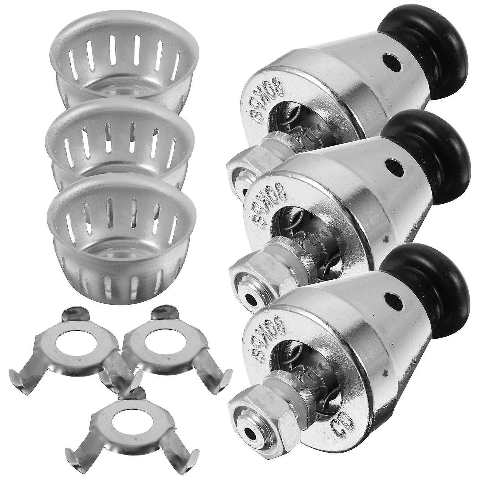 12pcs Aluminum Pressure Cooker Relief Valve Replacement Parts for Aluminum Cookers – High Pressure Design for Faster Cooking, Easy Installation