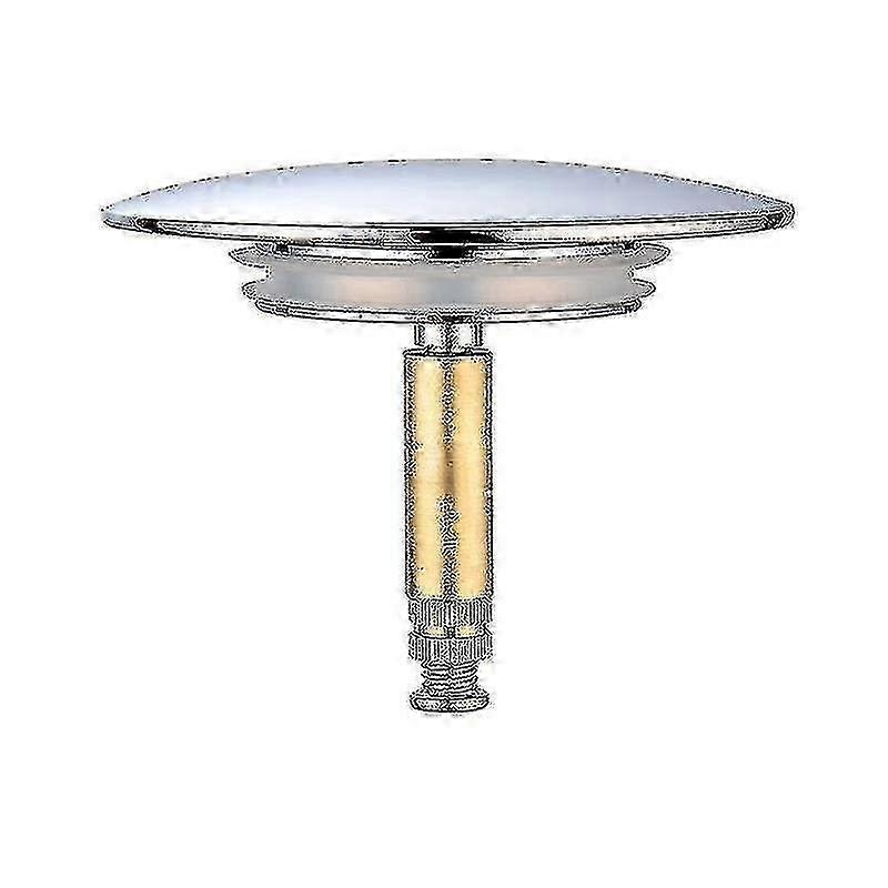 Bette Bath Stopper, 70 Mm, With Double Seal, Height Adjustable, Universal Bath Stopper, Sink Valve, Hardened Brass With Chrome Finish, Rust Proof Bat 