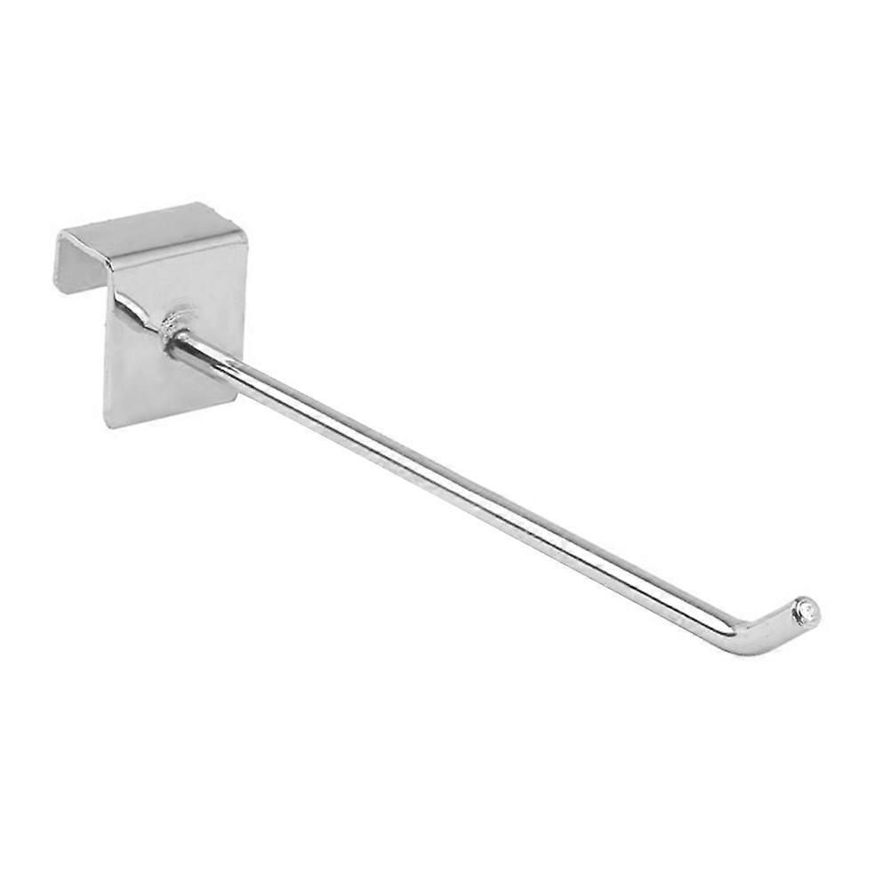 Hanger for Supermarket Metal Display Rack Square Tube Hooks Sturdy Design for Supermarket Equipment 15cm Silver 20Pcs
