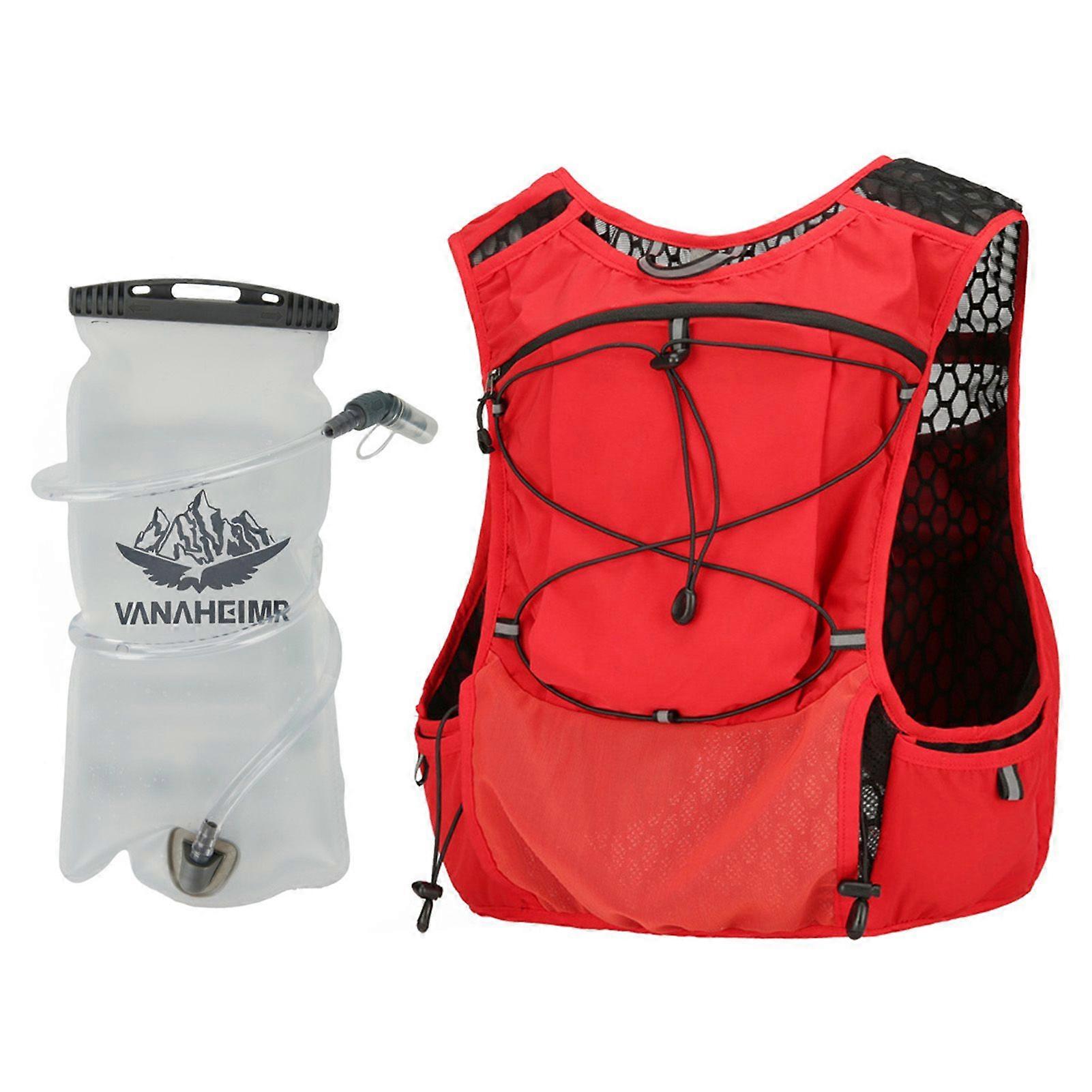 Hydration Vest Pack Breathable Hydration Backpack Large Capacity Running Backpack with 2L Water Bladder