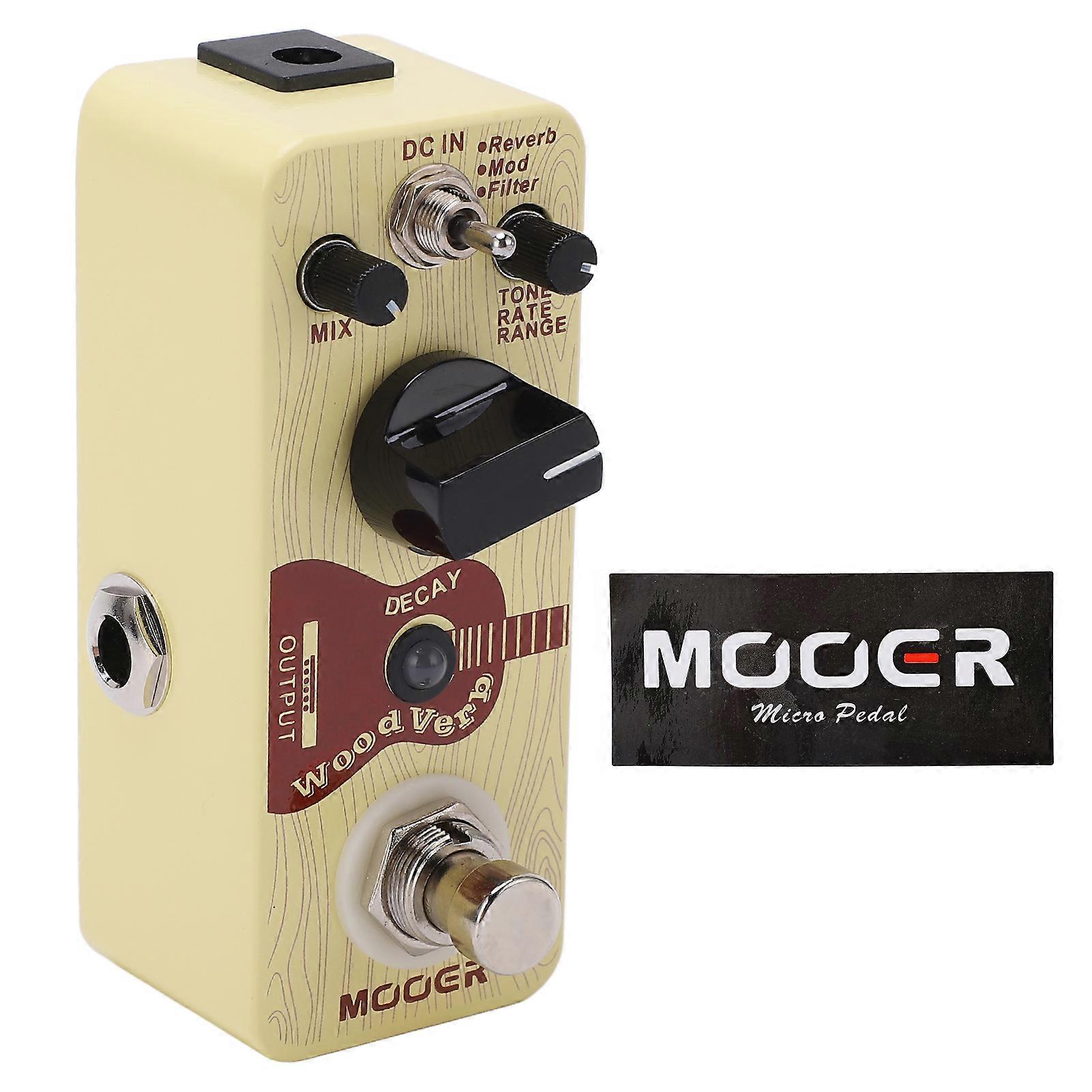 Metal Effect Reverb Mod Filter 3 Modes Digital Stompbox Effect Pedal for Acoustic Guitar