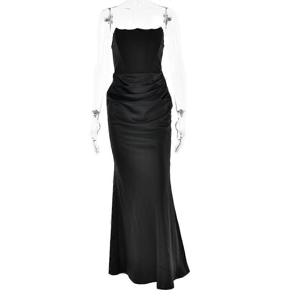 Summer Waistband Sheath One Neck Backless Long Dresses