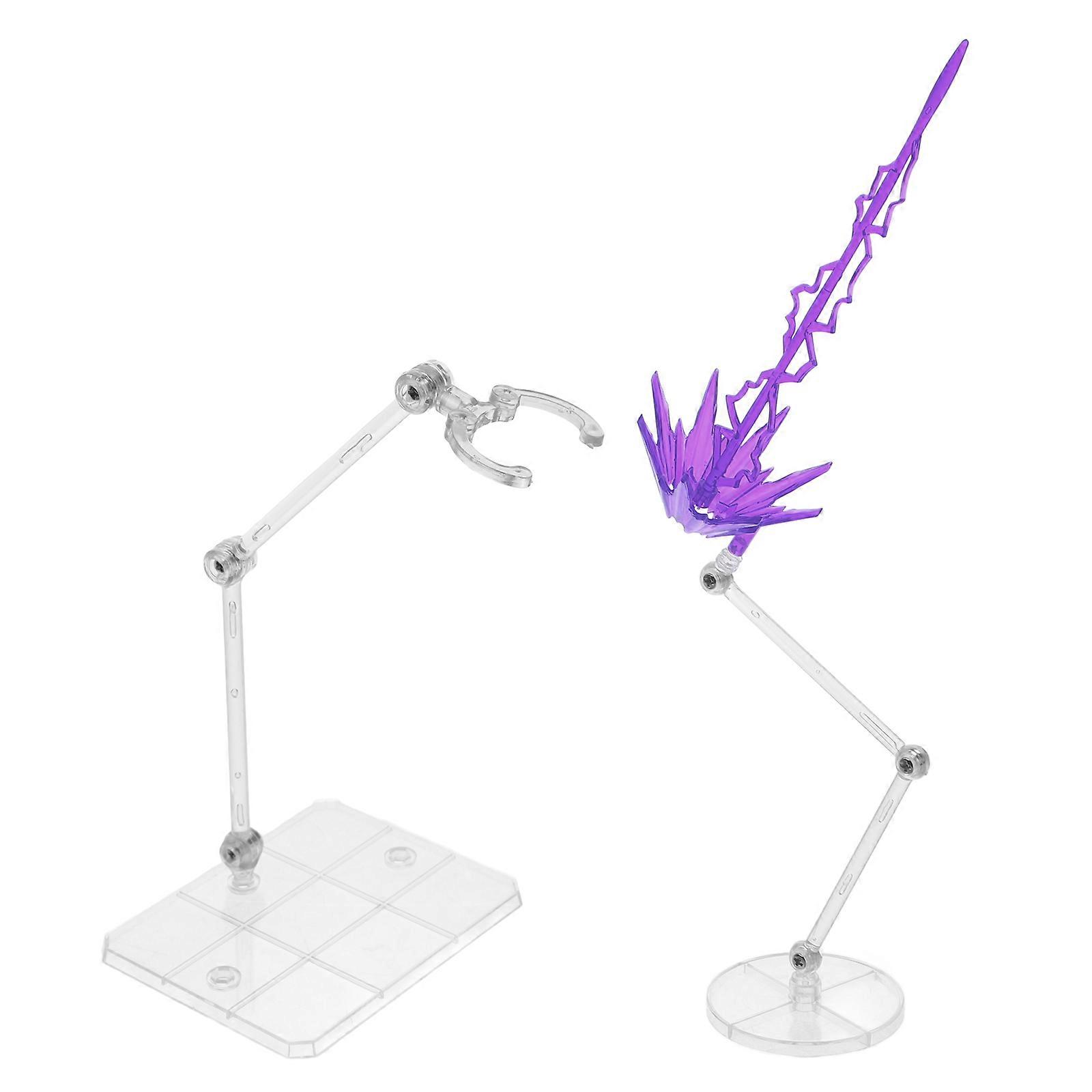 1 Set Of Action Figure Display Stand With Effect Anime Model Rack And Support Base Featuring Eye Catching Effect