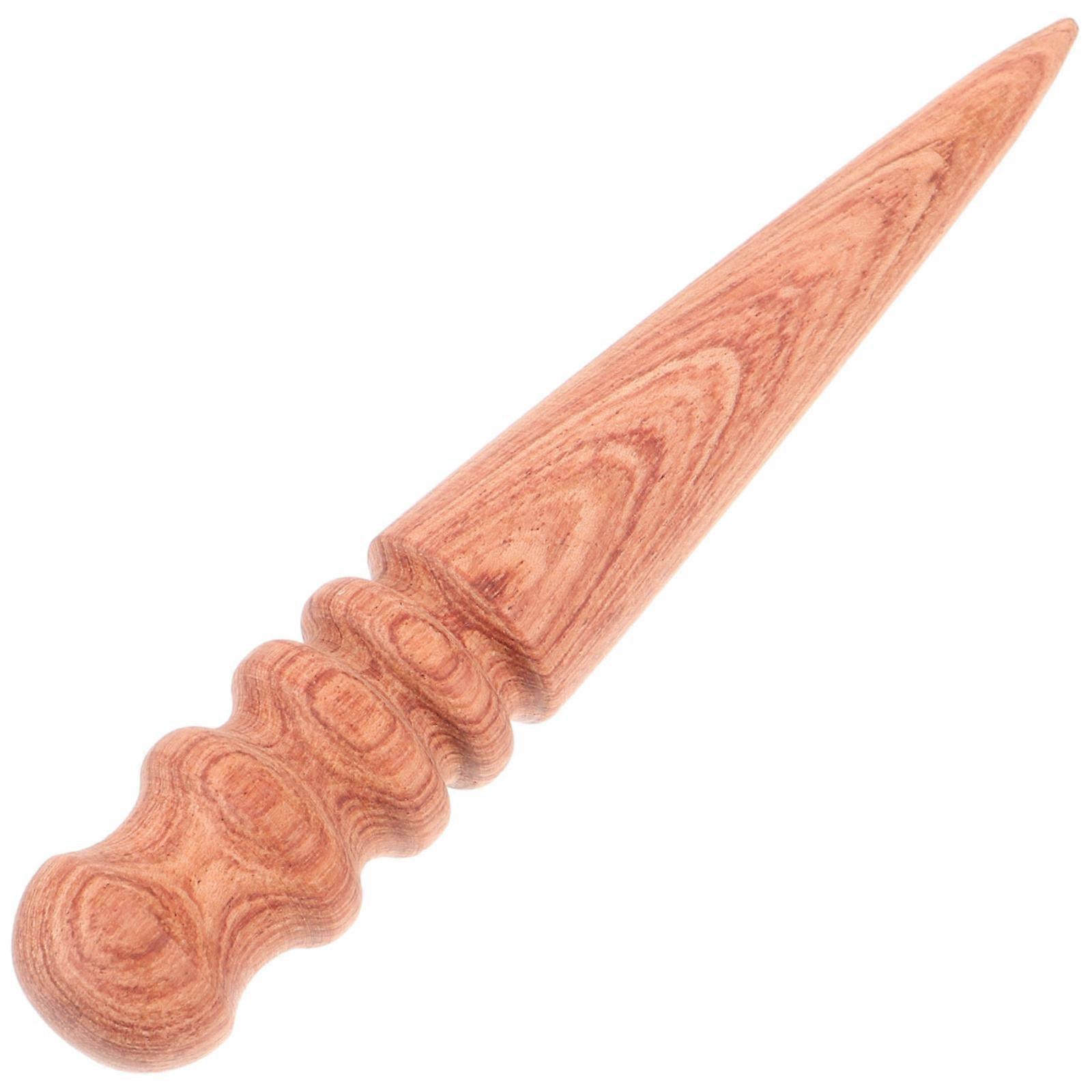 The ** Burnishing Tool with Sandalwood Edge Burnisher** is an essential and tool for leatherworkers and DIY enthusiasts. Here's a detailed breakdown