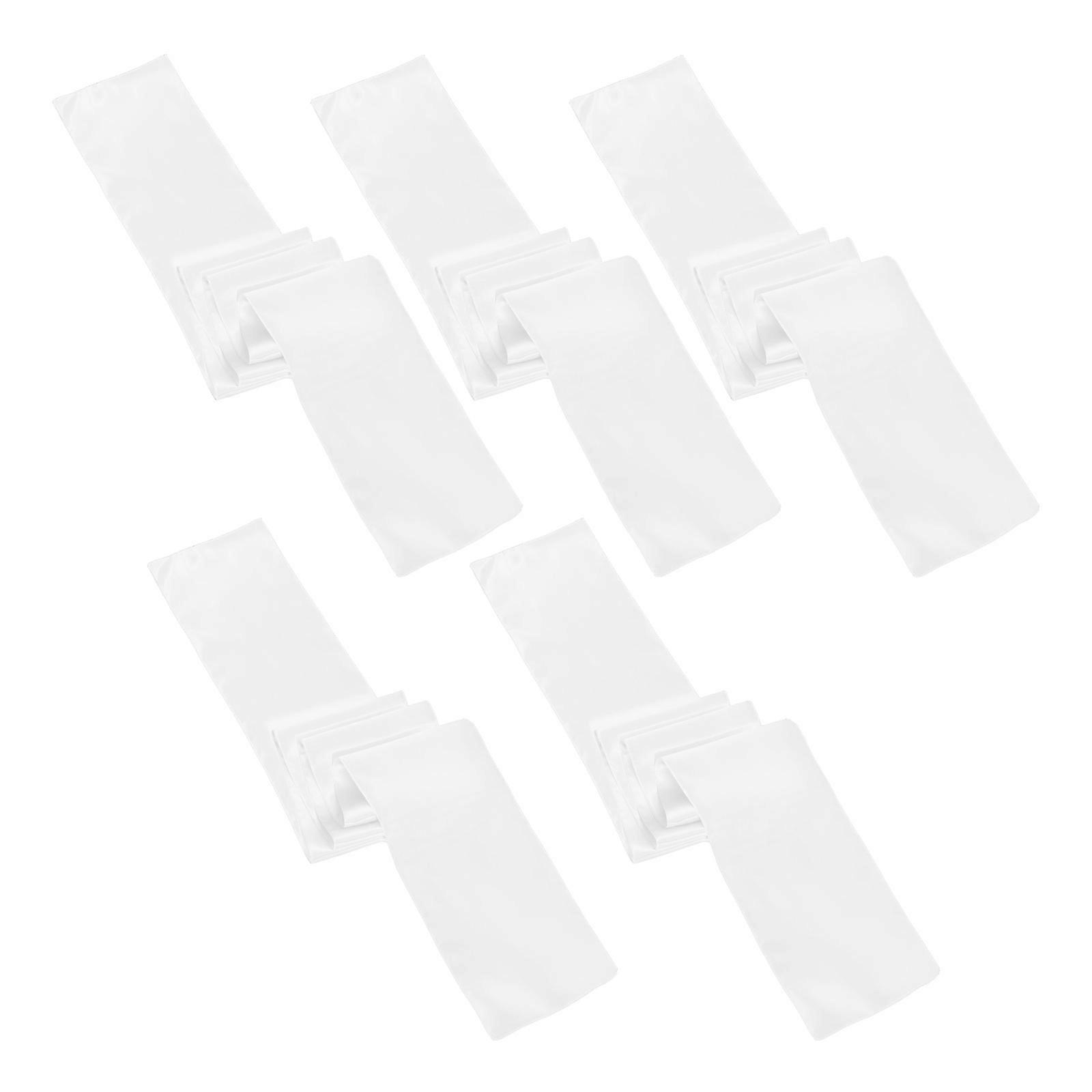 Holiday Table Runner for Dining Room Decor Rectangular Shape Royal Blue Satiny Material 5Set