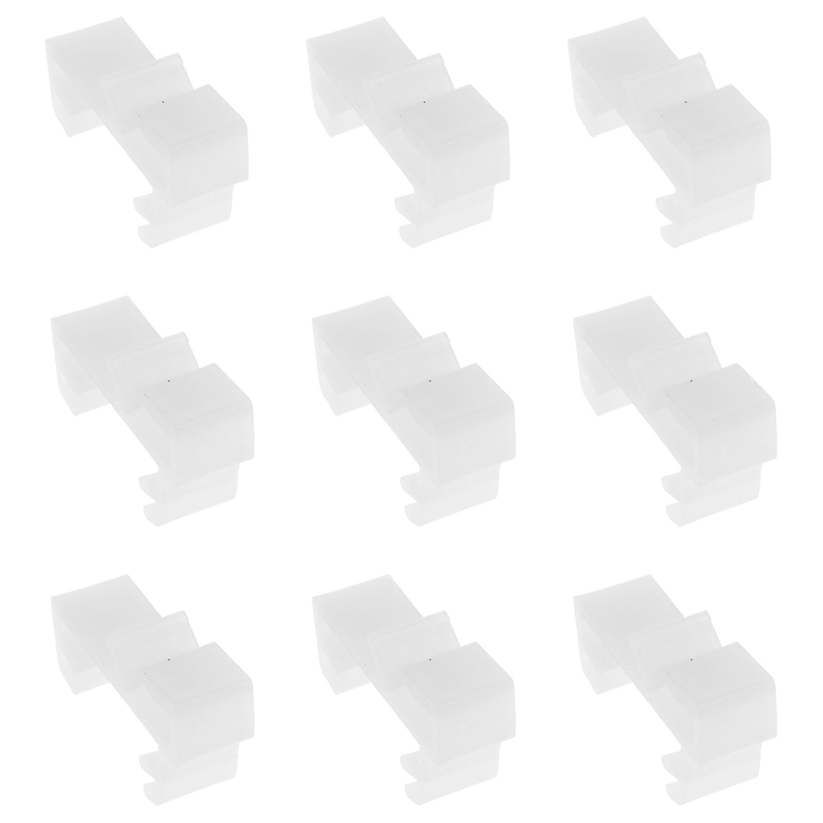 10pcs Plastic Blind Valance Clips Drapery Hardware Window Blind Retainer Replacement Parts