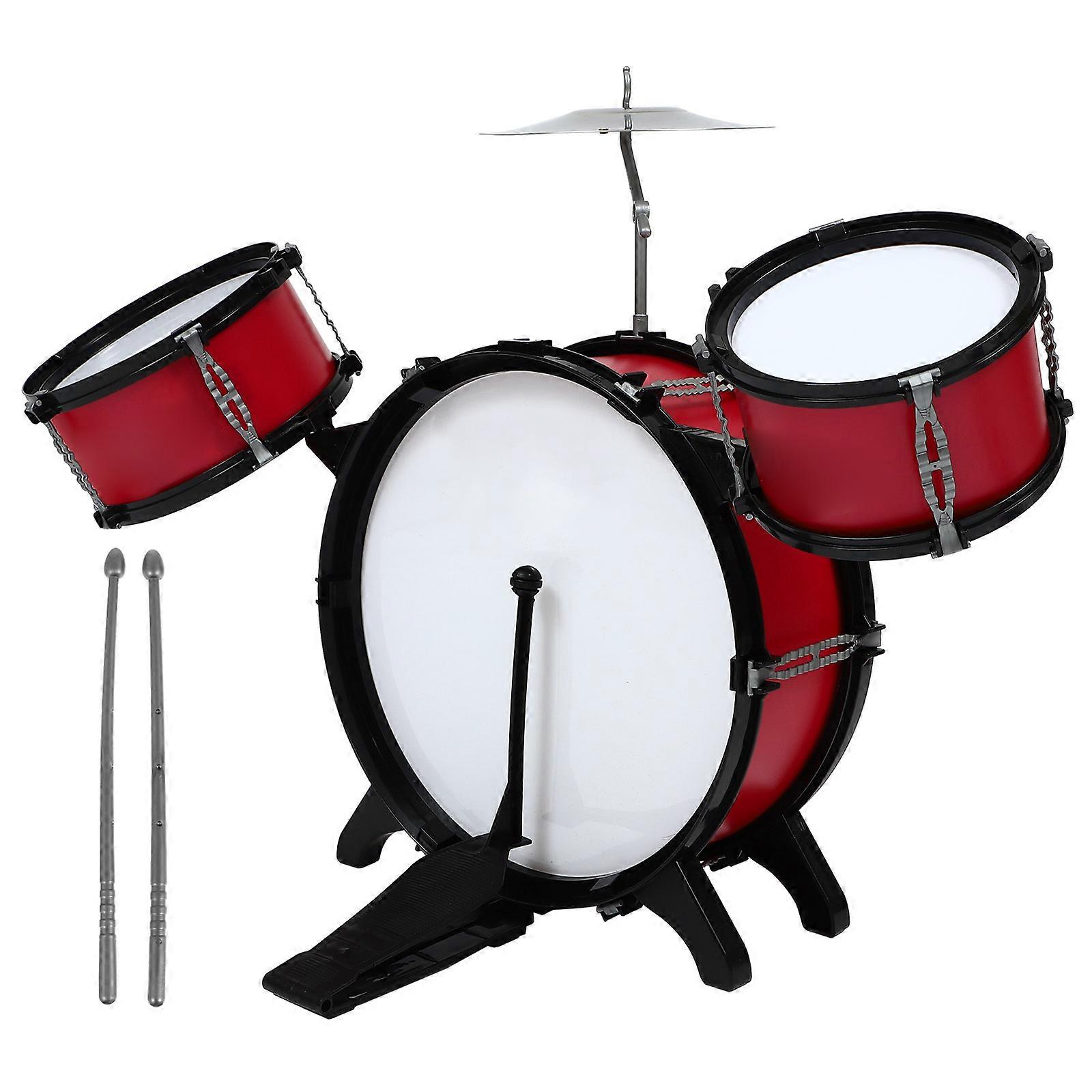 Kids Drum Set Toy Drum Set for Children Playing Musical Creativity 1 Set