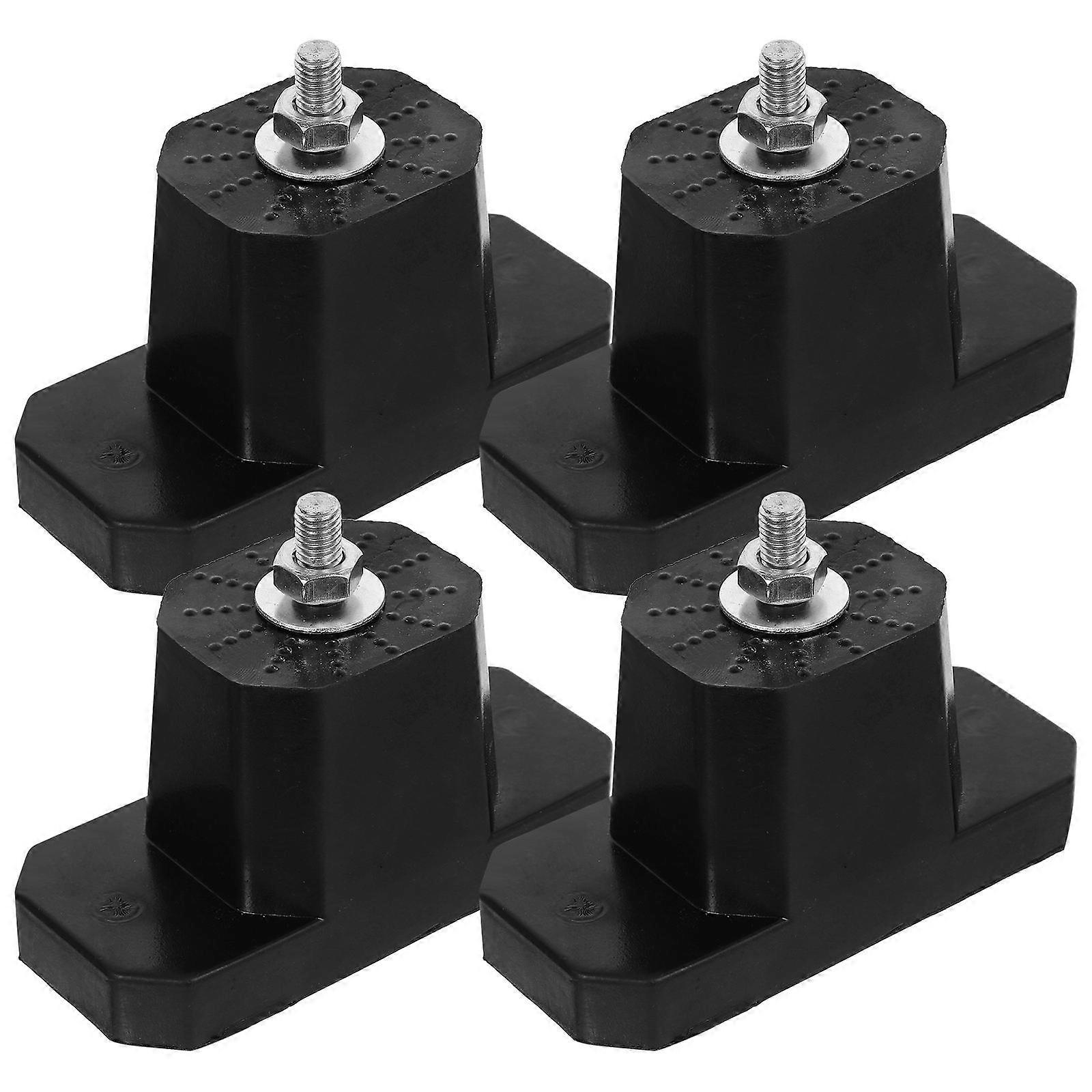 4pcs Vibration Air Conditioner Mounting Pads   Shock Absorbing Base with Non Slip Design for Outdoor Units, Easy Installation, Noise and Vibration