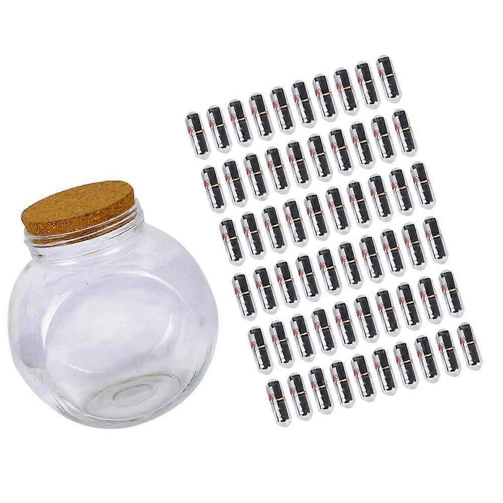 DIY Wishing Bottle Set Glass Wish Jar Kit Women Gift 1Set