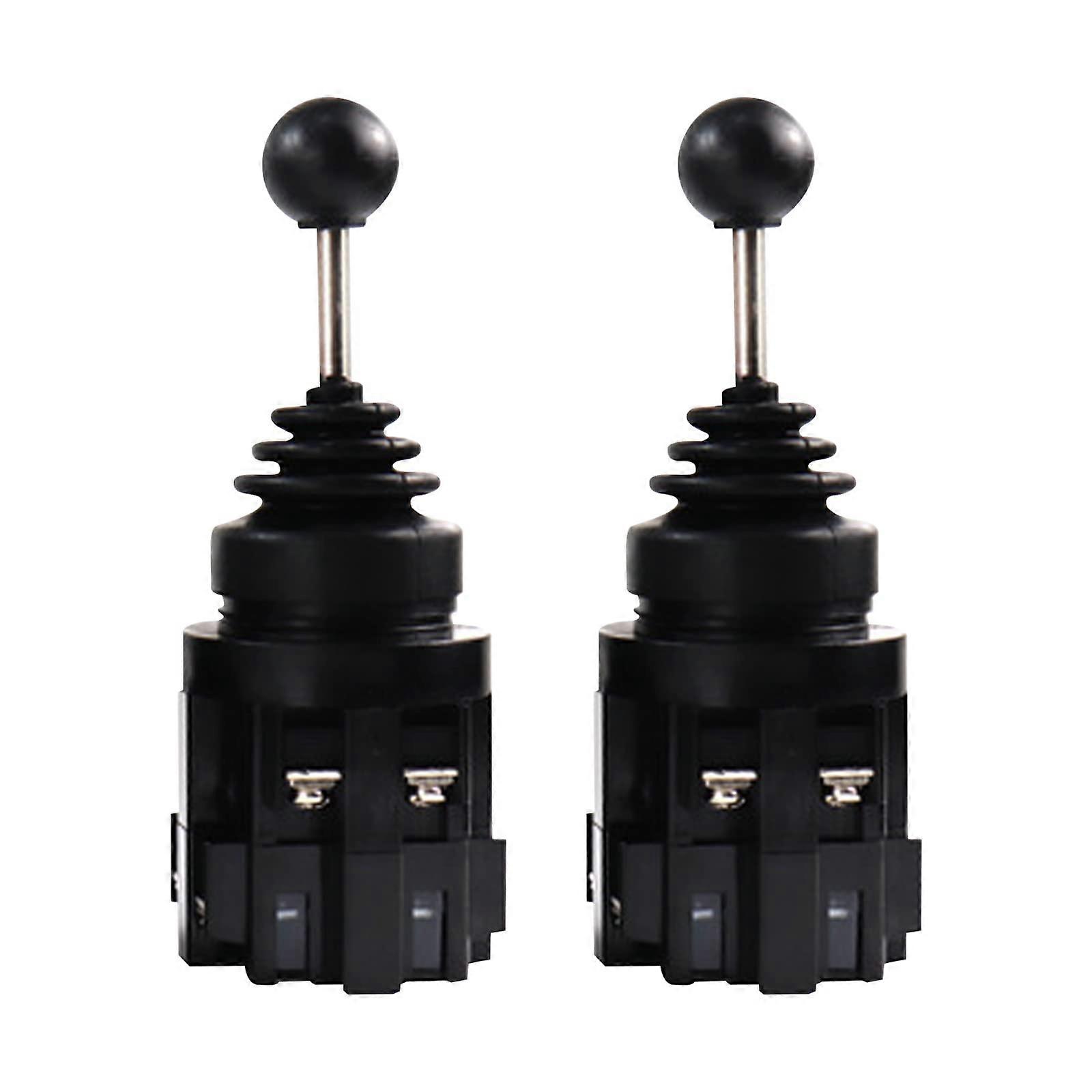 CS402 4NO Reset Momentary Joystick Switch, Momentary Type Joystick Switch Controller, Mounting Hole Diameter 30 mm Pack of 2