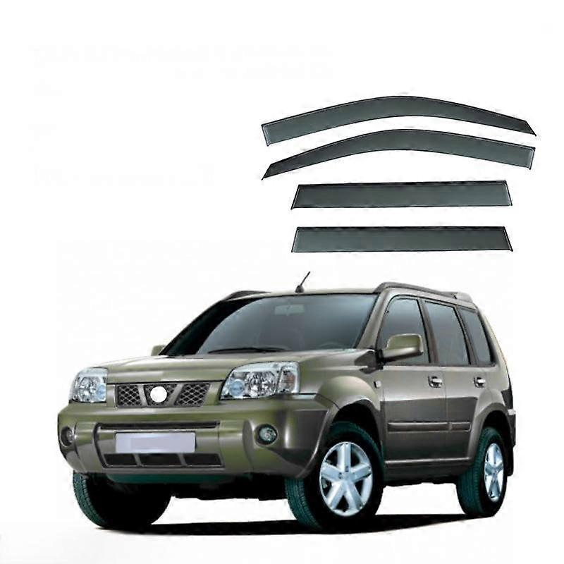 نوافذ جانبية للحماية من المطر لنيسان XTrail MK1T30 20002006 ، وفتحات تهوية ، وحماية من الشمس والرياح والمطر