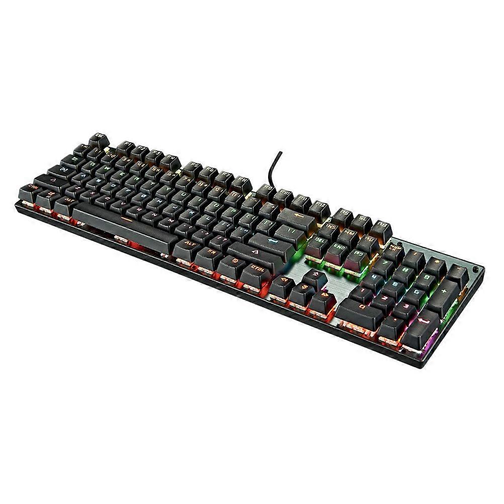 104 Keys Wired Mechanical Keyboard For Office Use 43.5X12.5X3.5CM Non-conflict Design 1Set