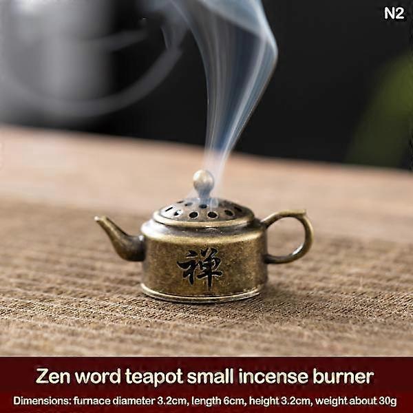 Buddhist utensils incense burner Lotus incense burner archaic C 2