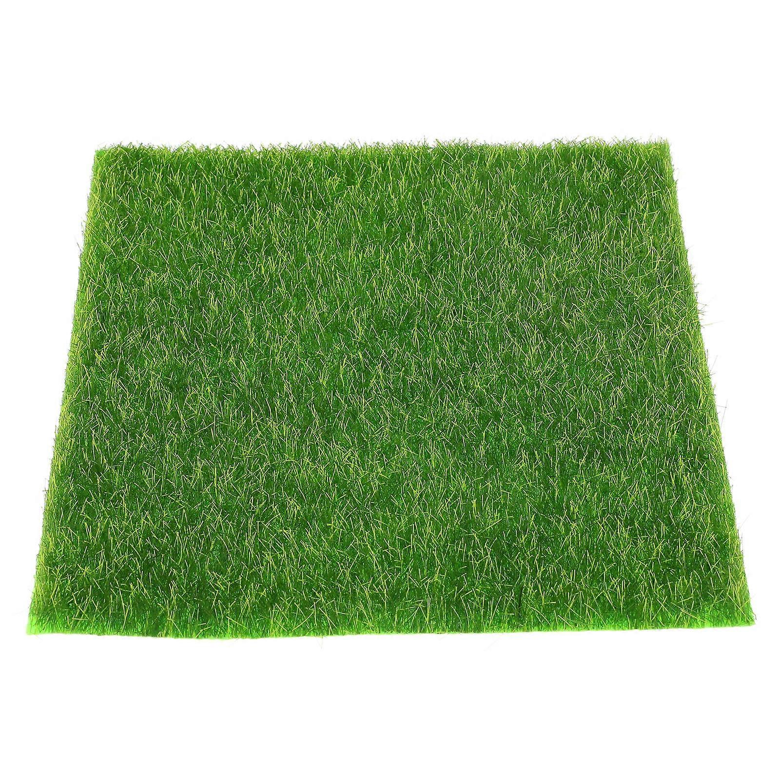Durable Mini Artificial Grass Lawn for Decor Green Plastic Safe and Realistic 70 Characters