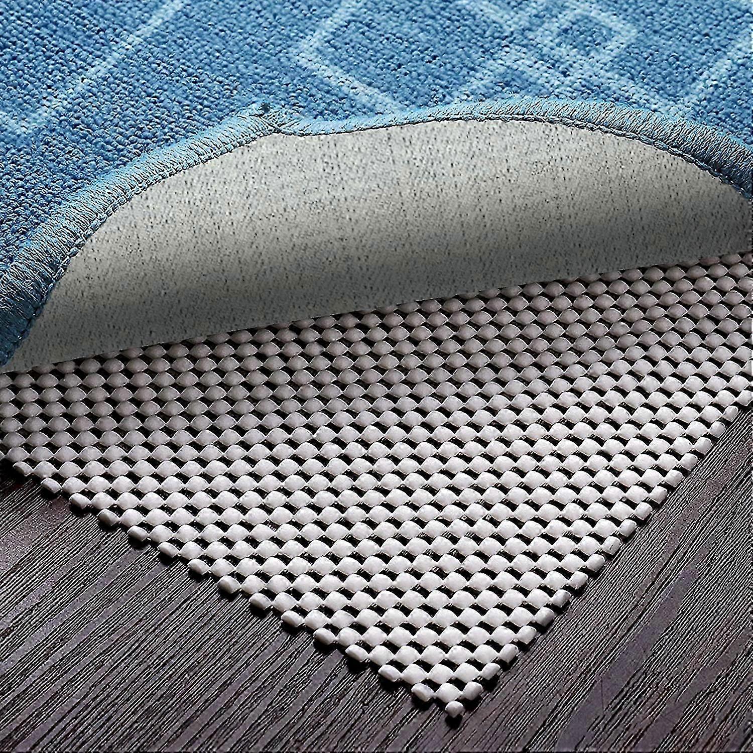 Carpet Pad Gripper for Hard Surfaces, Non-Slip Solution to Secure Rugs in Place