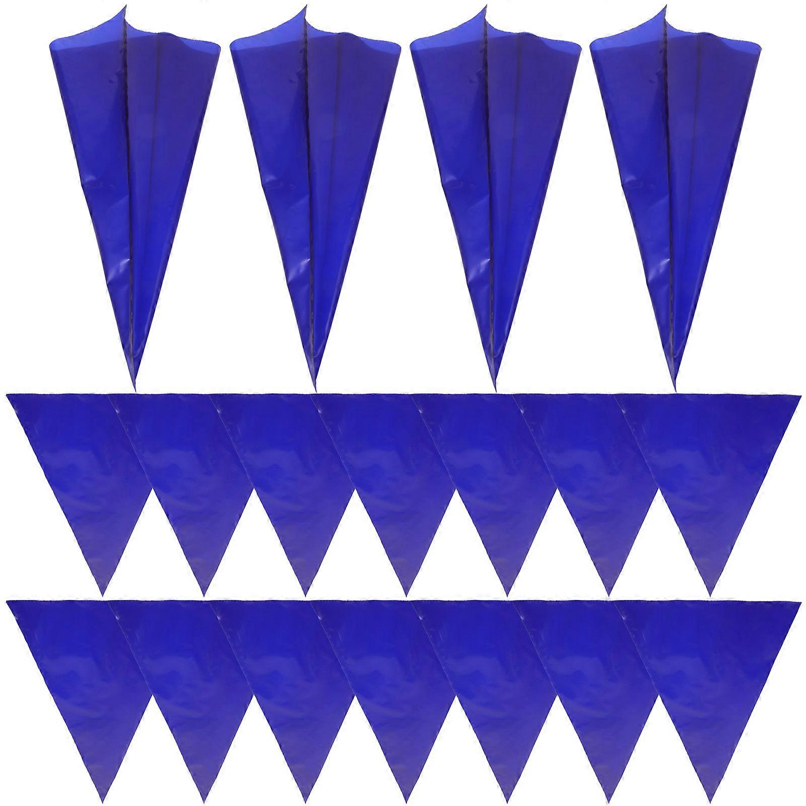 50pcs Blue Tile Grout Bags for Masonry and Tile Joints LDPE Storage Tool with Large Capacity