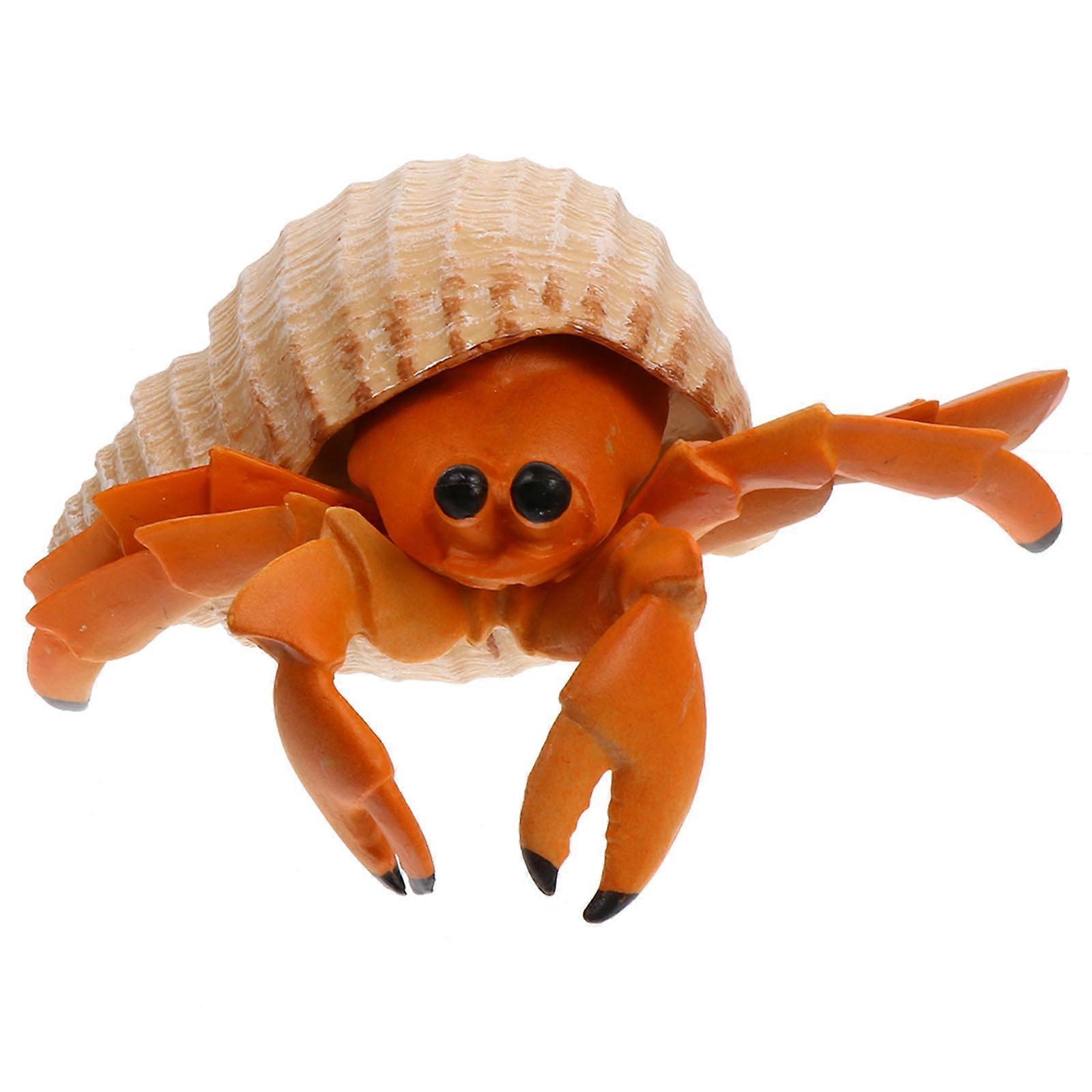 Aquarium Decoration Crab Model For Kids Room 3.9X4.9X2.4in Skill Development 1PC