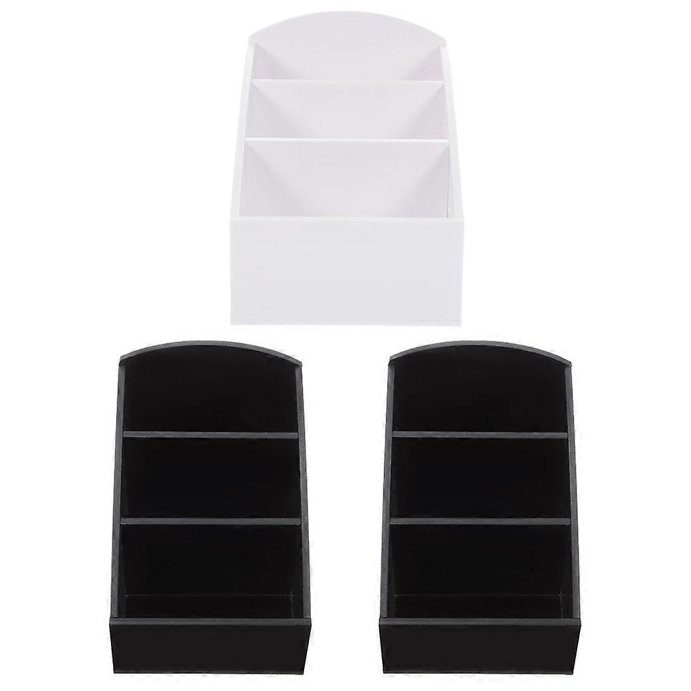 3Pcs Modern Tea Bag Holding Container For Kitchen Accessories Assorted Color Acrylic Storage Box