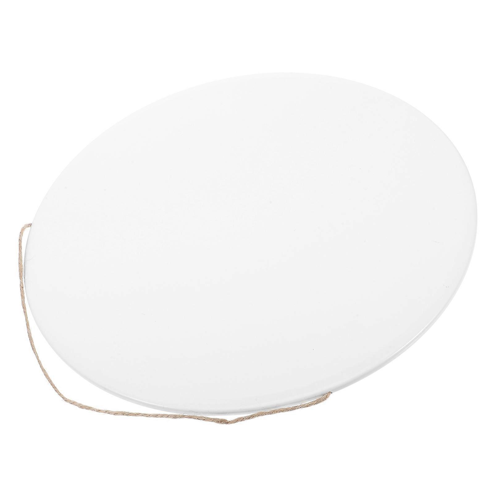 White Iron Sign Blanks for Crafts and Decoration Durable Tinplate for DIY Engravings 11.79x11.79