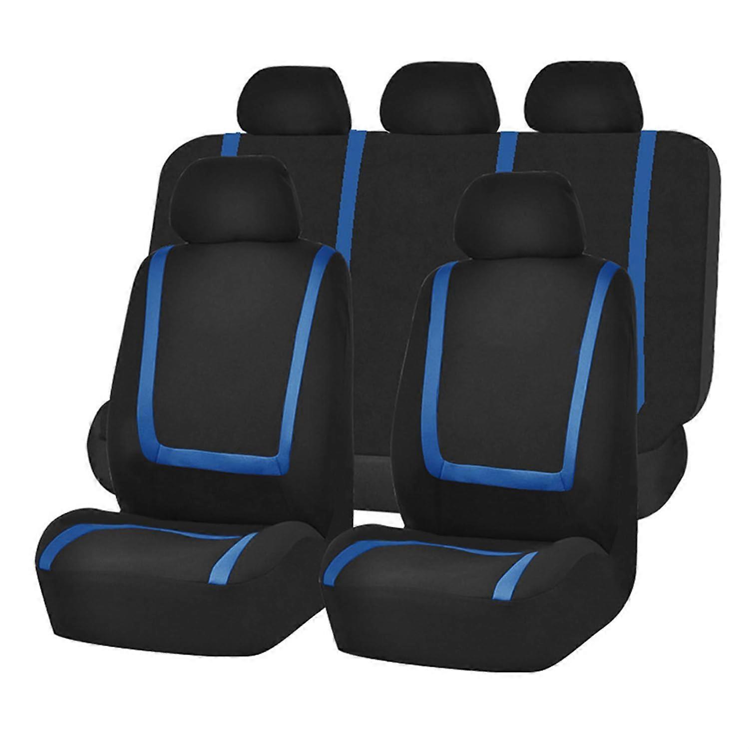 Auto seat covers for Mazda CX7 CX7 20102016, breathable and wearresistant seat protection covers, DBlack Blue standard Dblack Blue.
